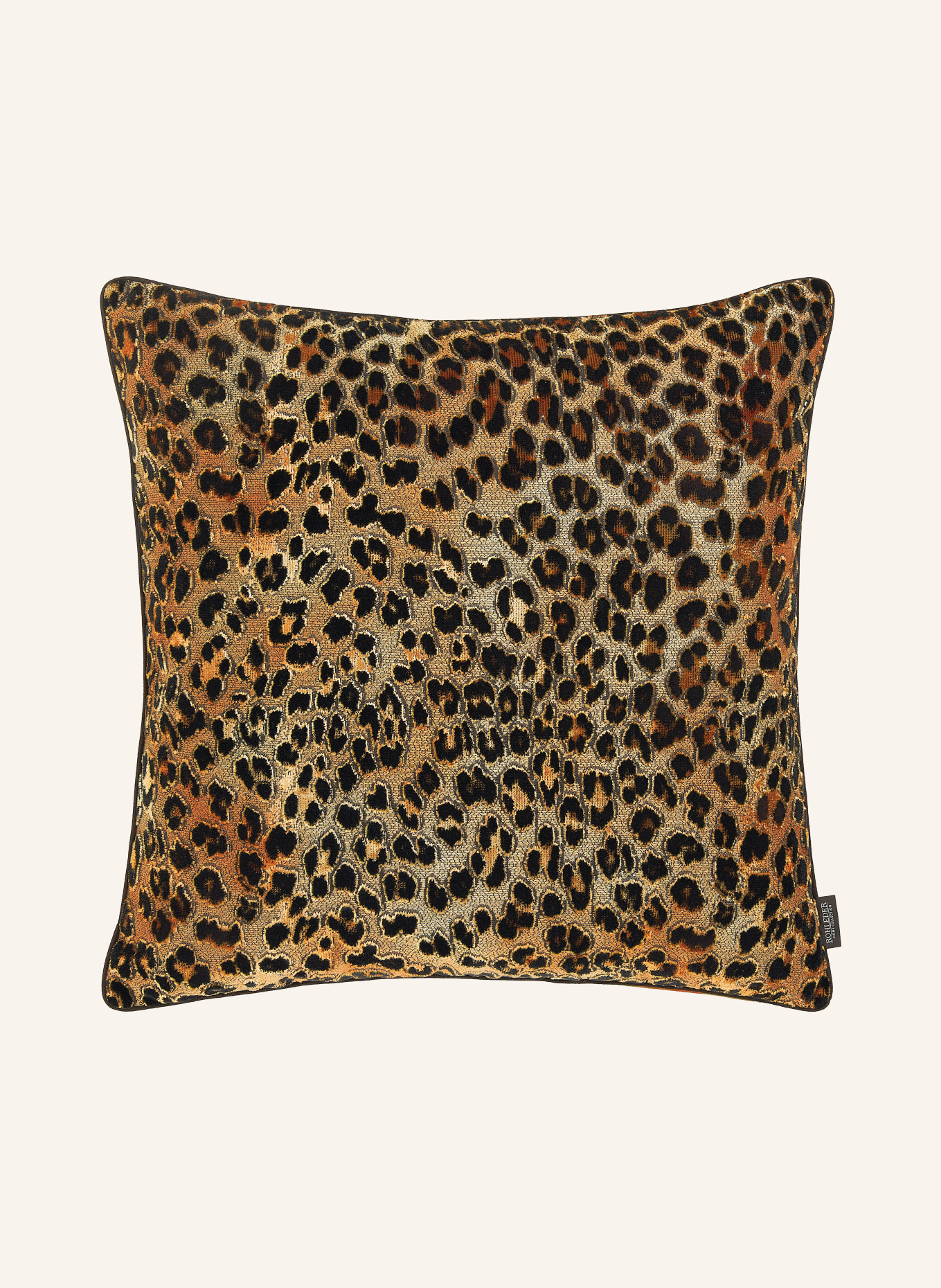 ROHLEDER Sierkussen ANIMAL: BRUIN / ZWART