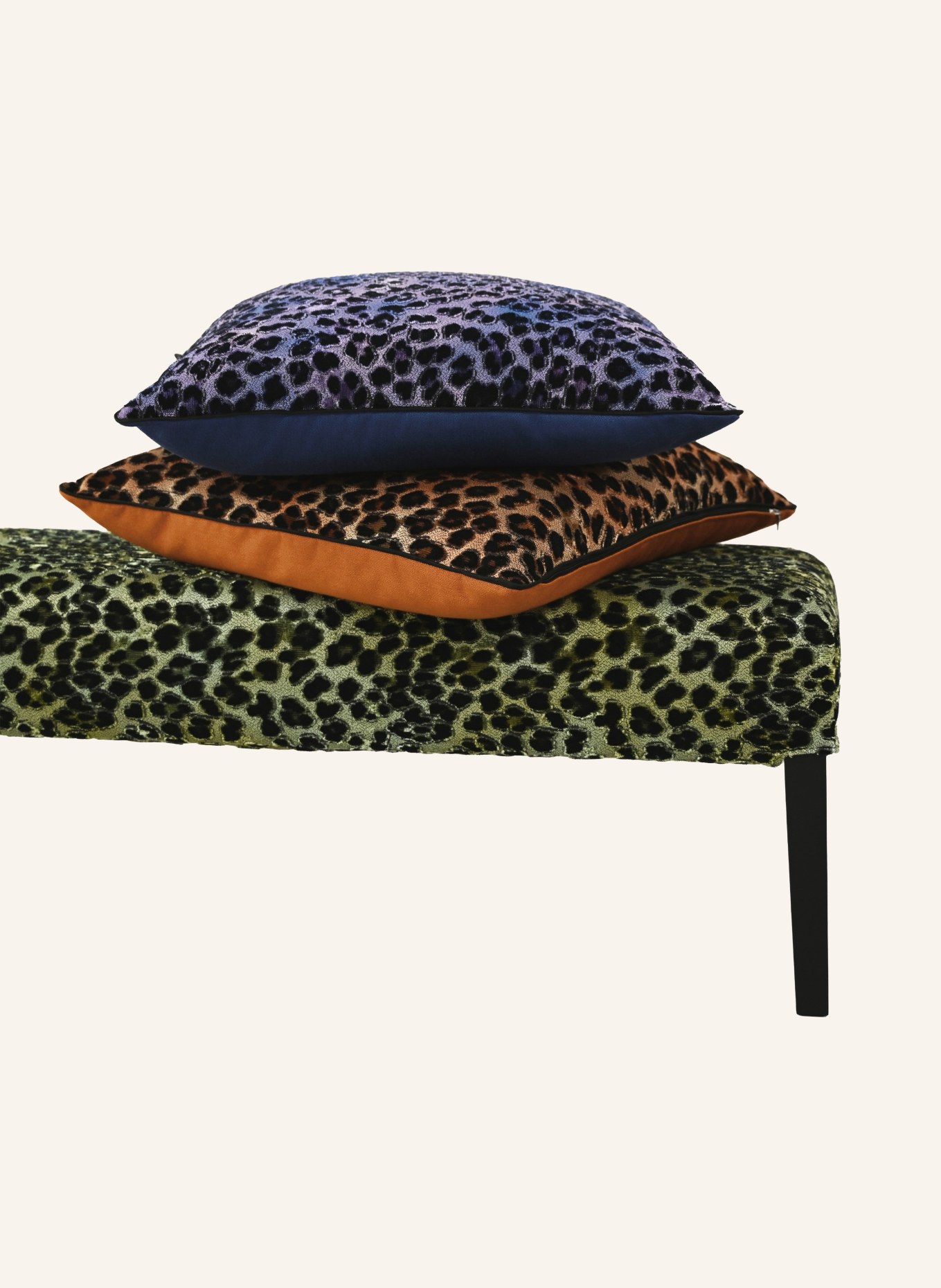 ROHLEDER Sierkussen ANIMAL: BRUIN / ZWART