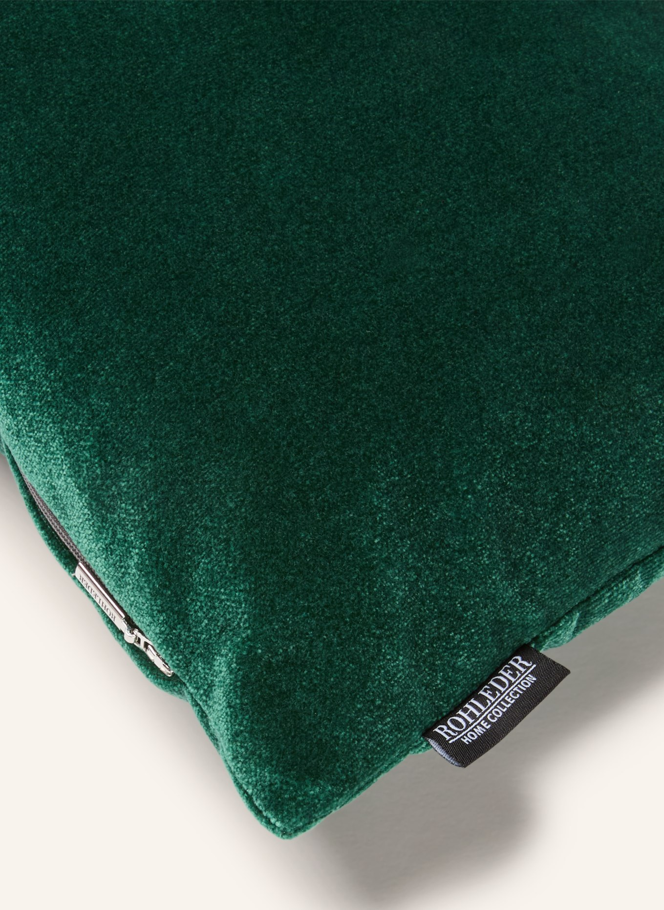 ROHLEDER Sierkussen LITTLE CLOUD met verenvulling: DONKERGROEN