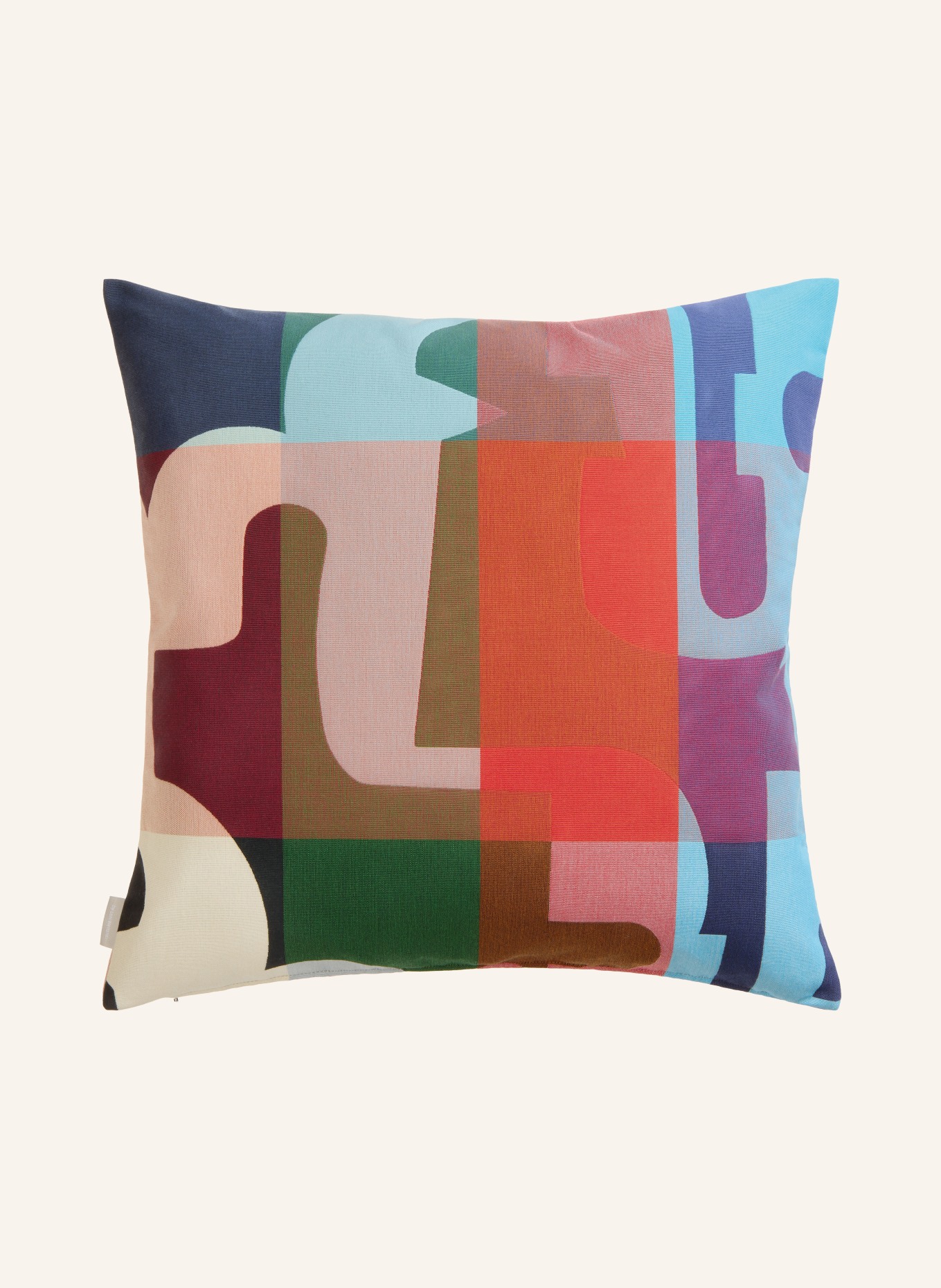 ROHLEDER Sierkussens: ROOD / GROEN / LICHTBLAUW