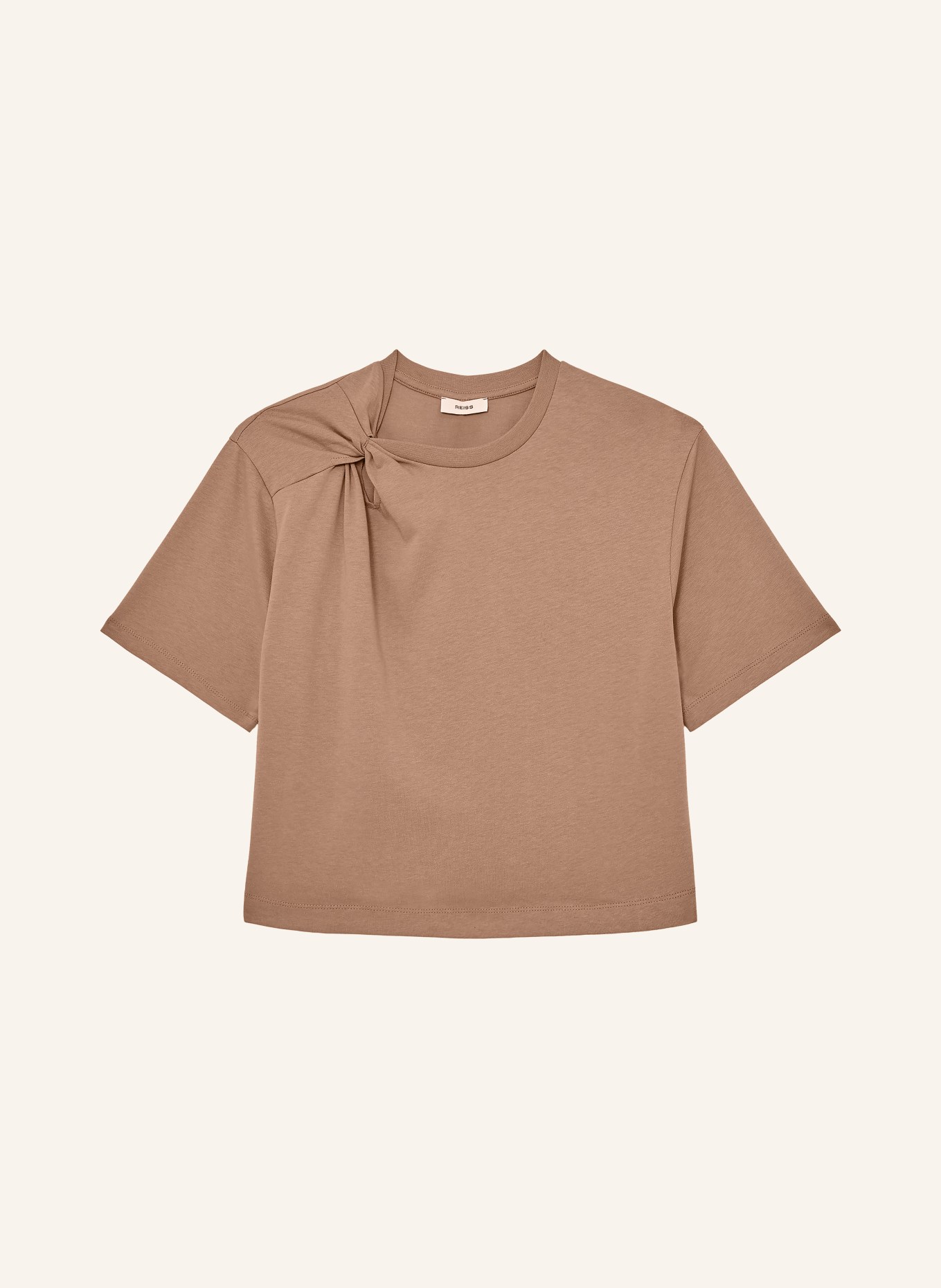 REISS T-Shirt ESME: BRAUN