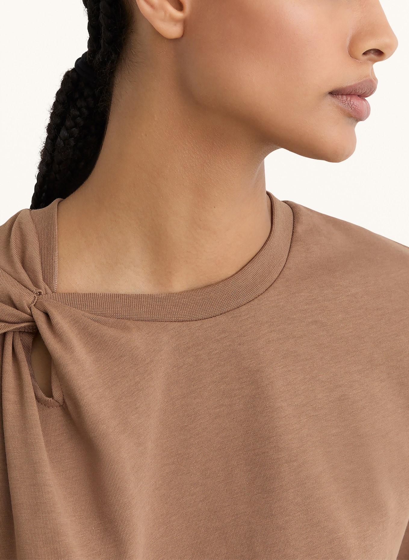 REISS T-Shirt ESME: BRAUN