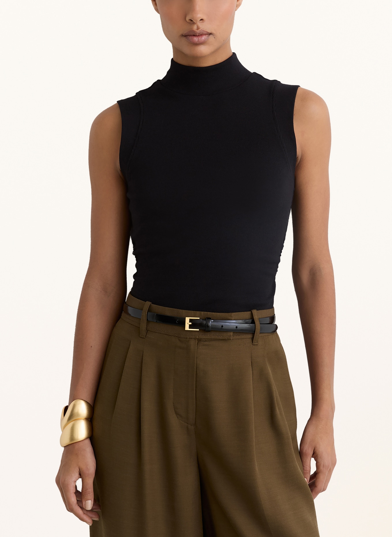 REISS Top SIMONE: SCHWARZ