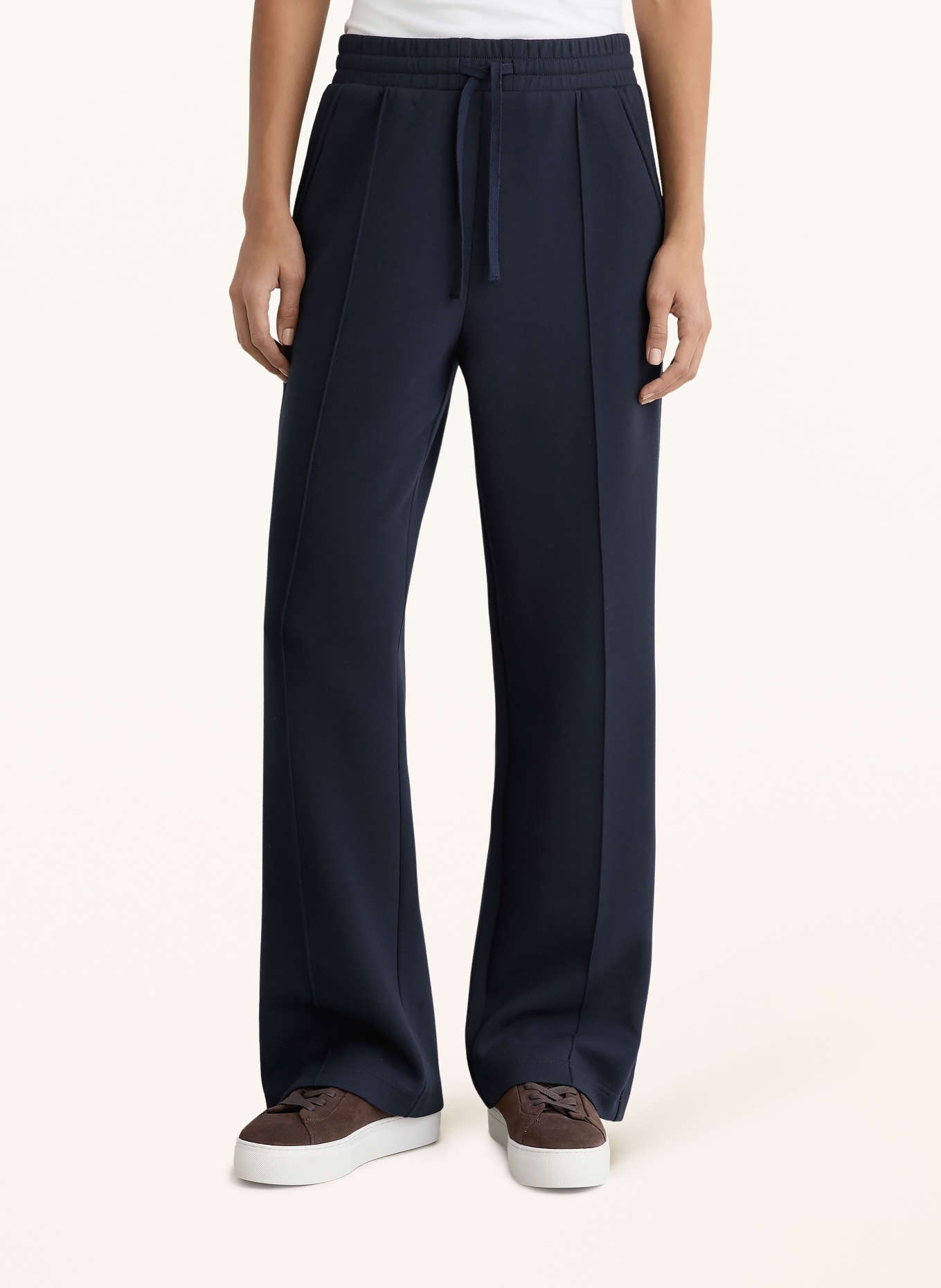 REISS Hose BELLA im Jogging-Stil: DUNKELBLAU