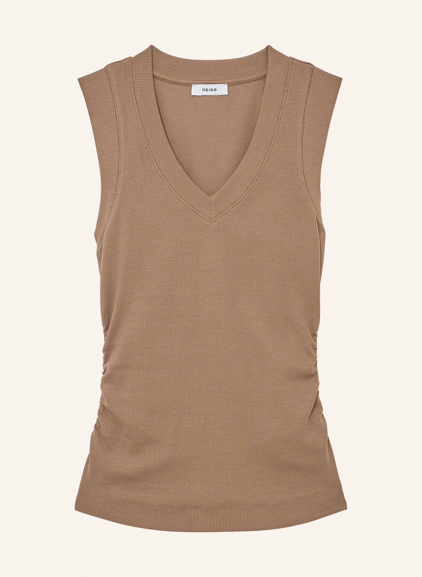 REISS Top SANDY: BRAUN