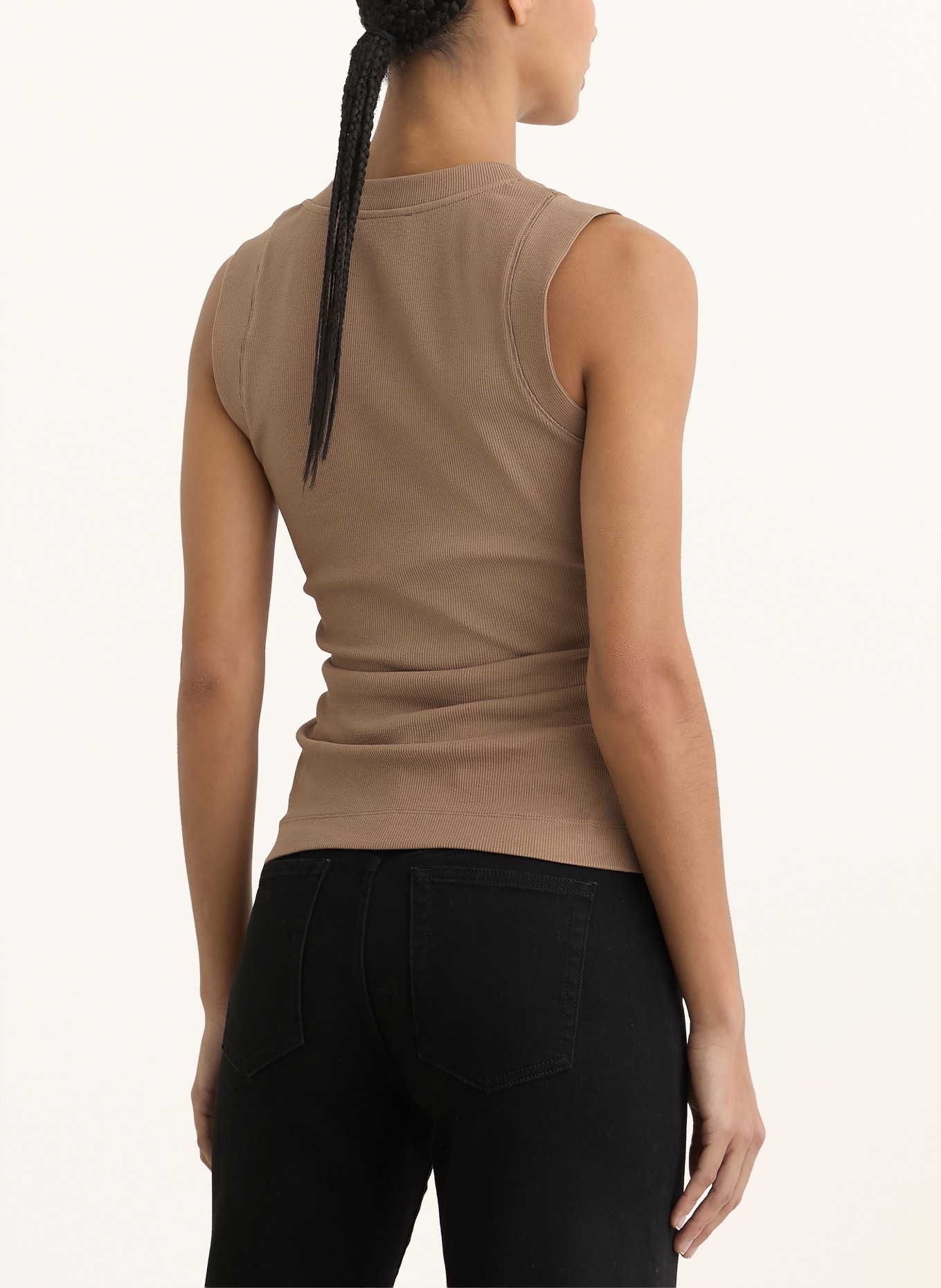 REISS Top SANDY: BRAUN