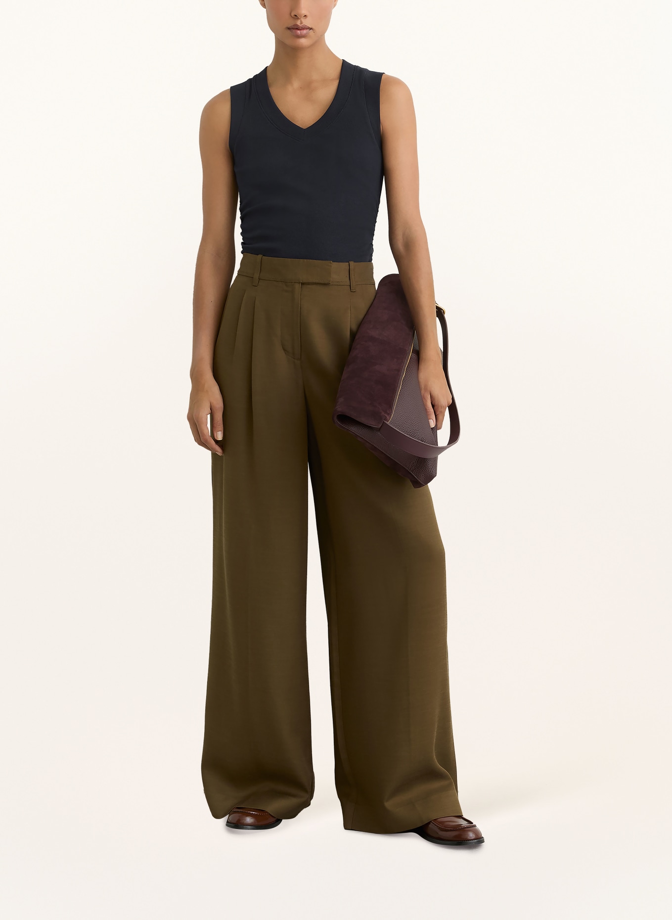 REISS Top SANDY: DUNKELBLAU
