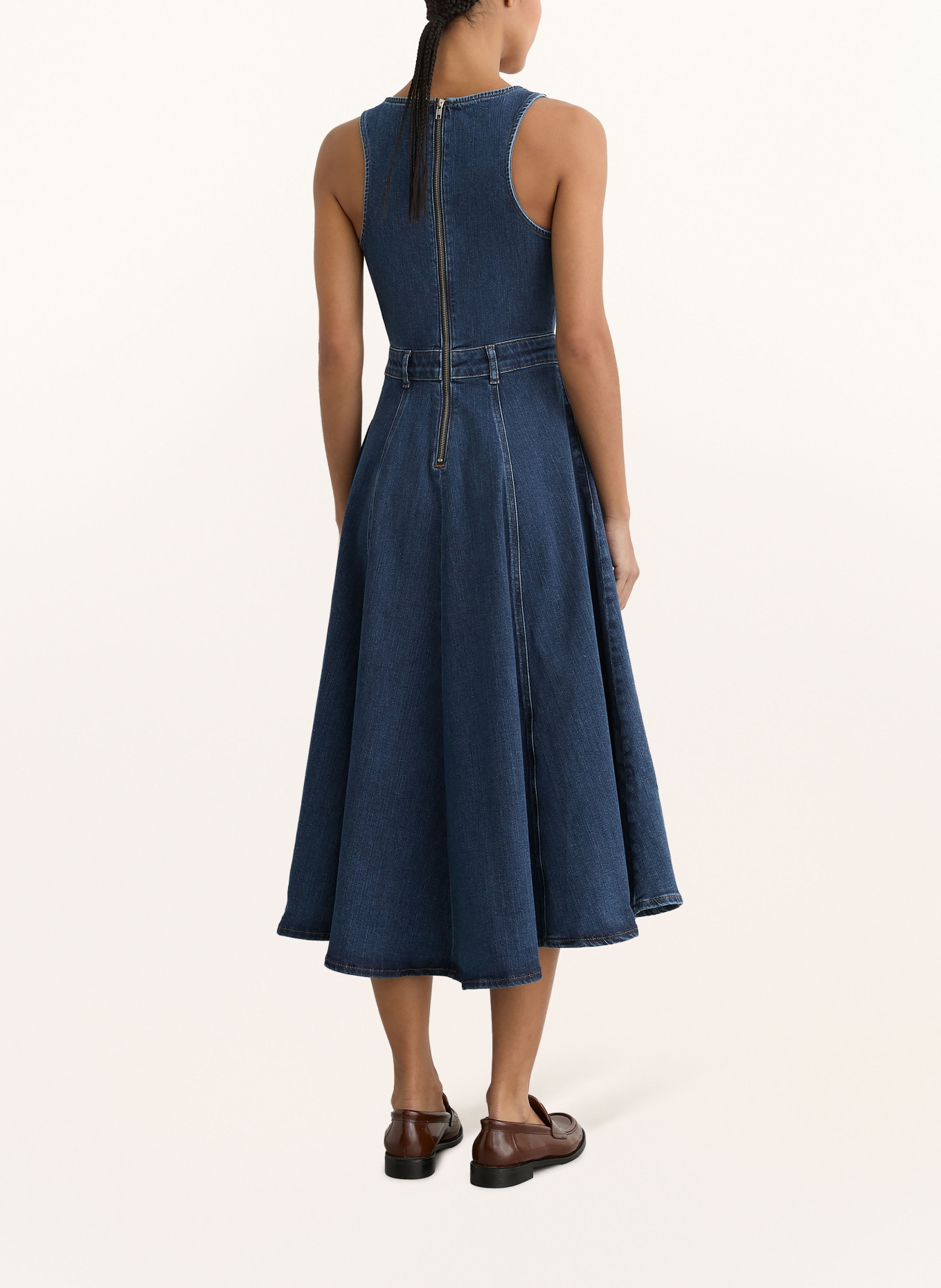 REISS Jeanskleid ROSIE: DUNKELBLAU