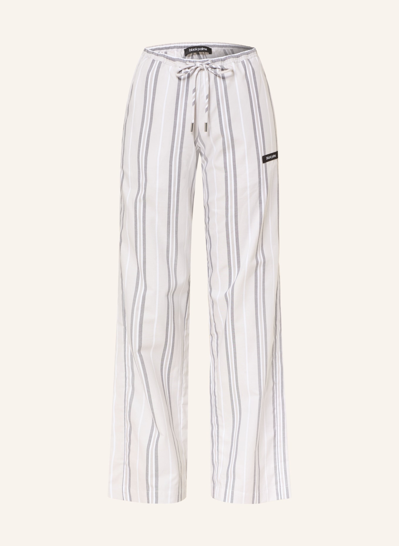 black palms Hose KIANY: HELLGRAU / GRAU / WEISS