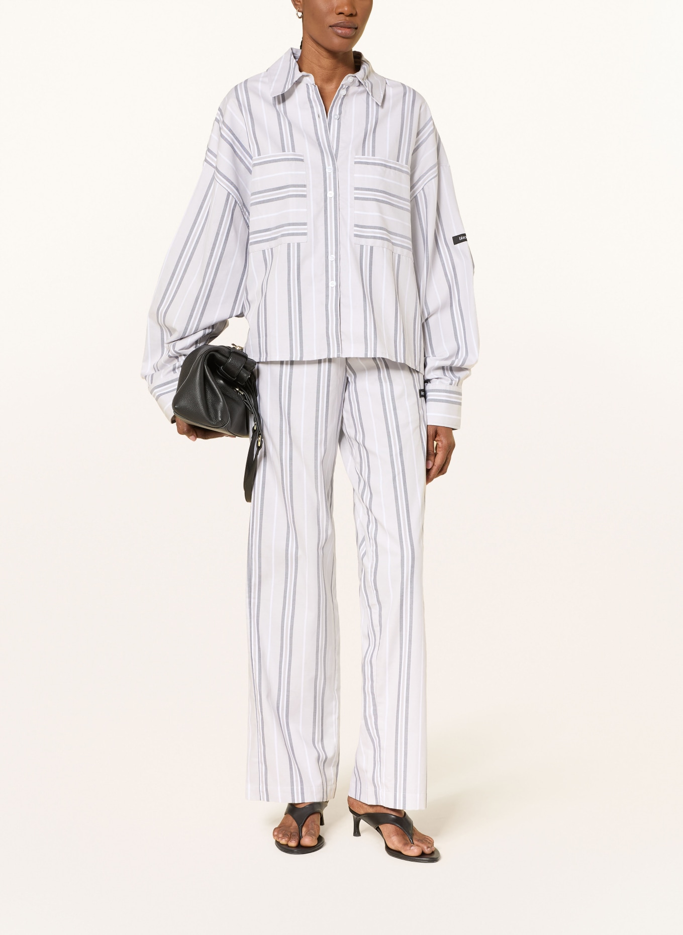 black palms Hose KIANY: HELLGRAU / GRAU / WEISS