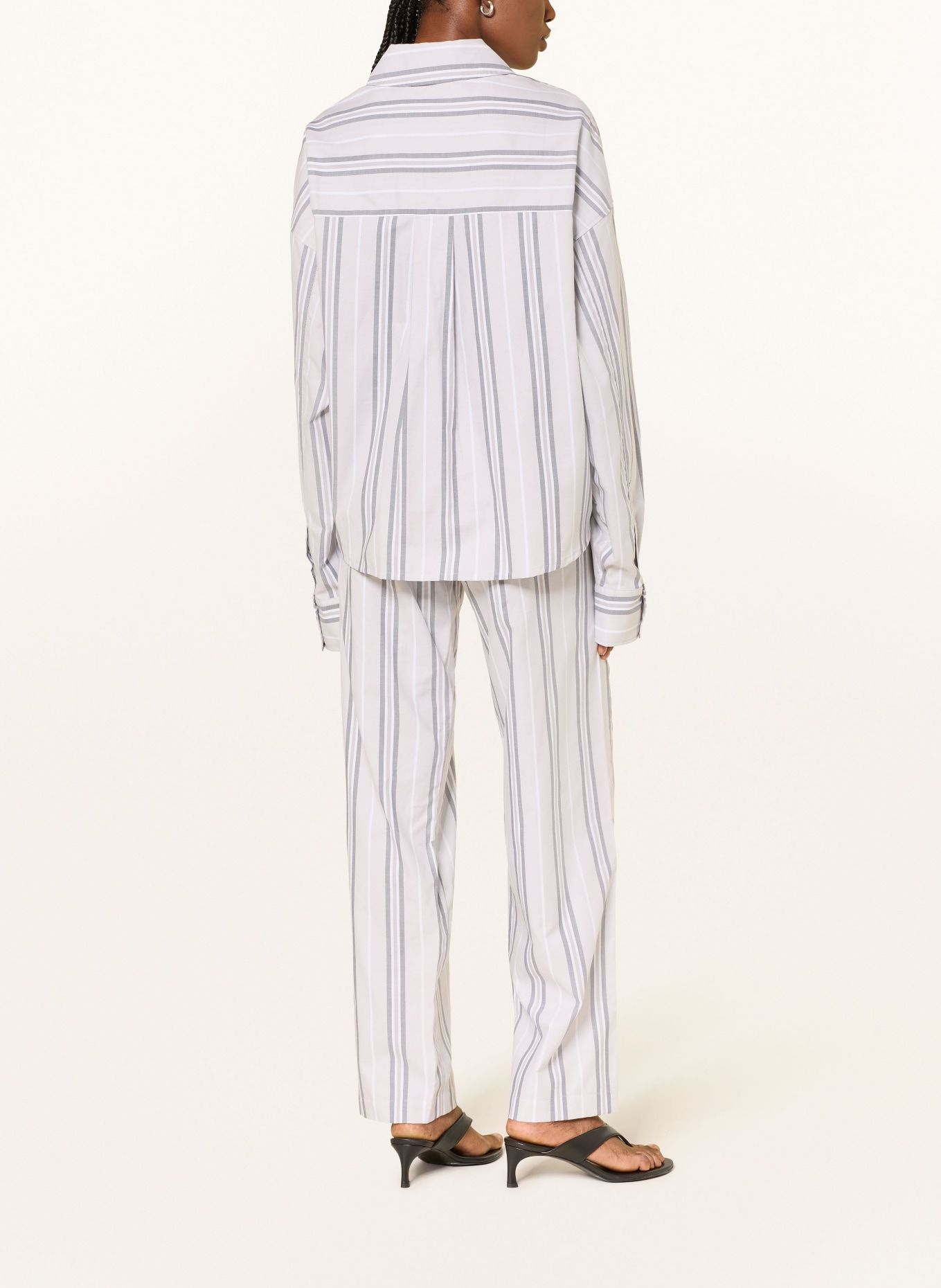 black palms Hose KIANY: HELLGRAU / GRAU / WEISS