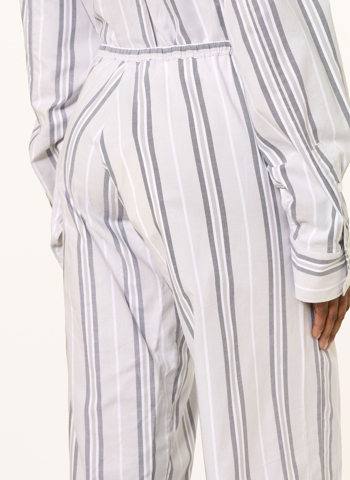 black palms Hose KIANY: HELLGRAU / GRAU / WEISS