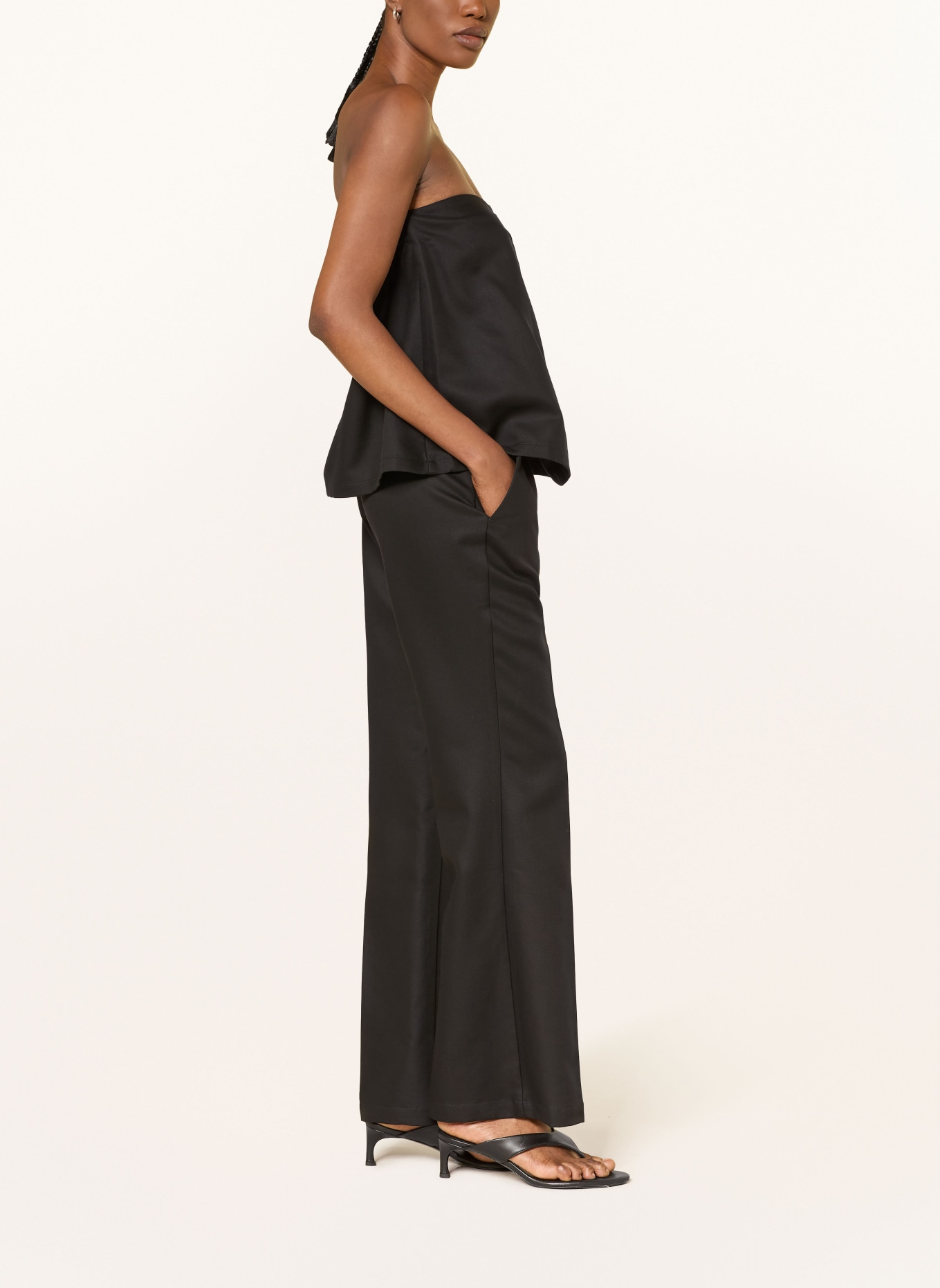 black palms Bootcut-broek BOBBY: ZWART