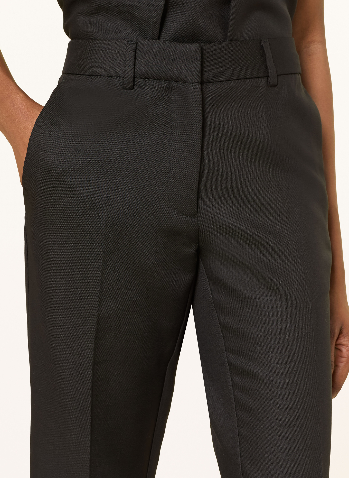 black palms Bootcut-broek BOBBY: ZWART