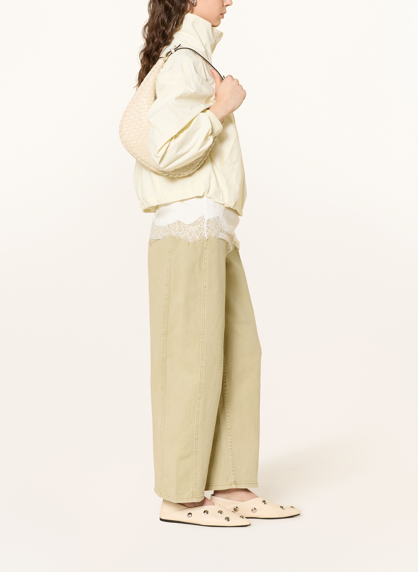 Y.A.S. Jeans Barrel: SAGE GREEN