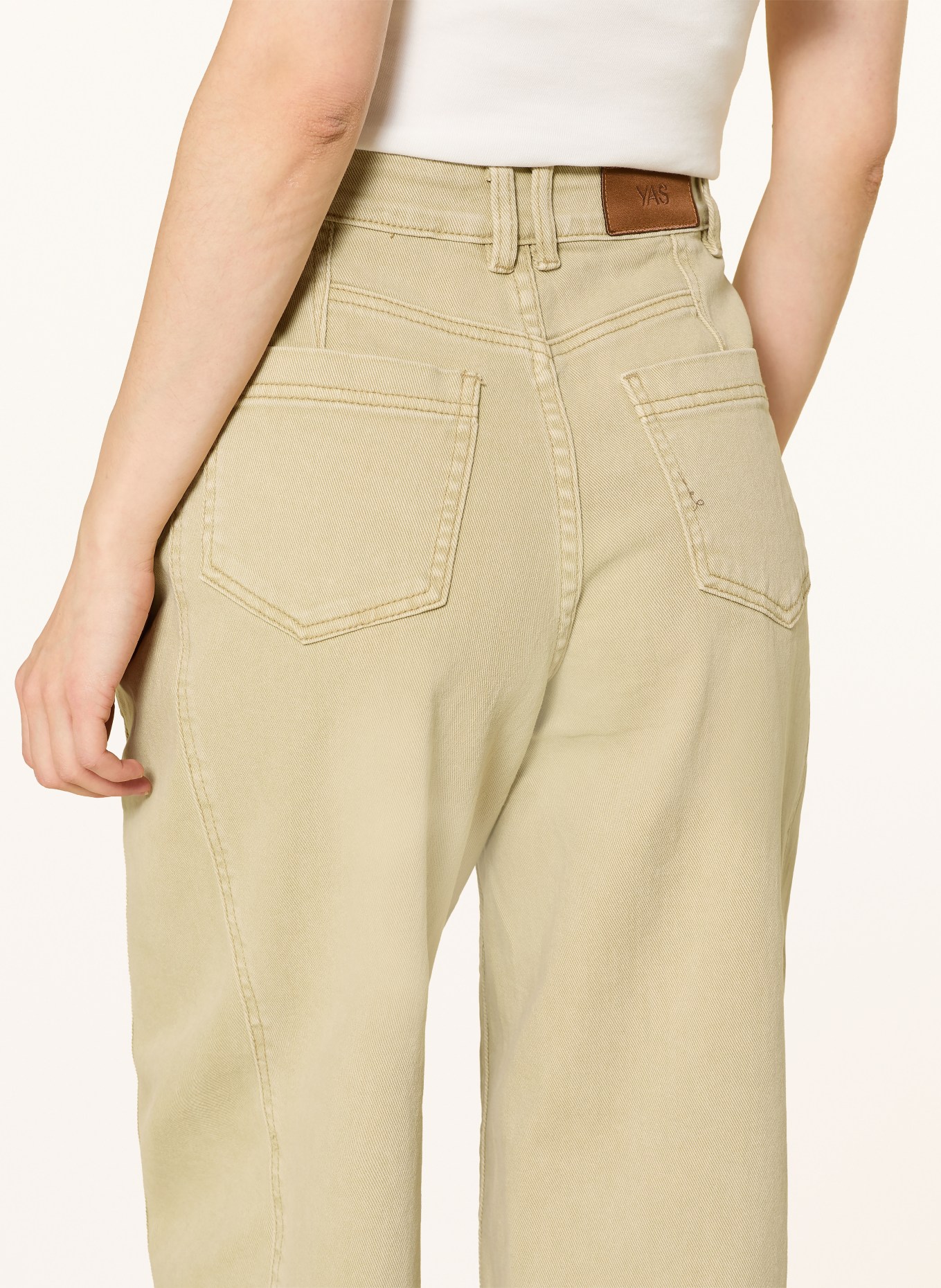 Y.A.S. Jeans Barrel: SAGE GREEN