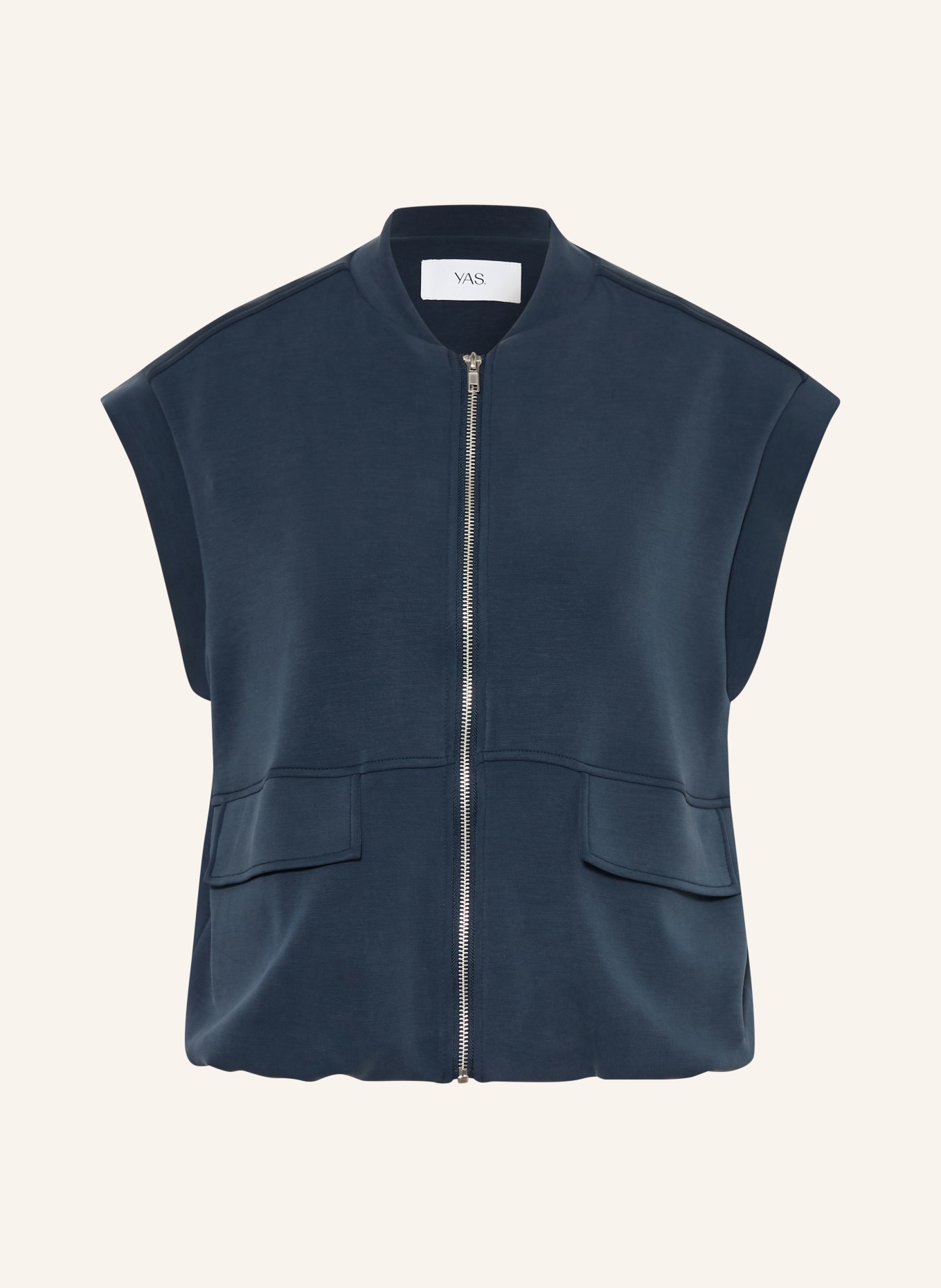 Y.A.S. sweat vest: DARK BLUE