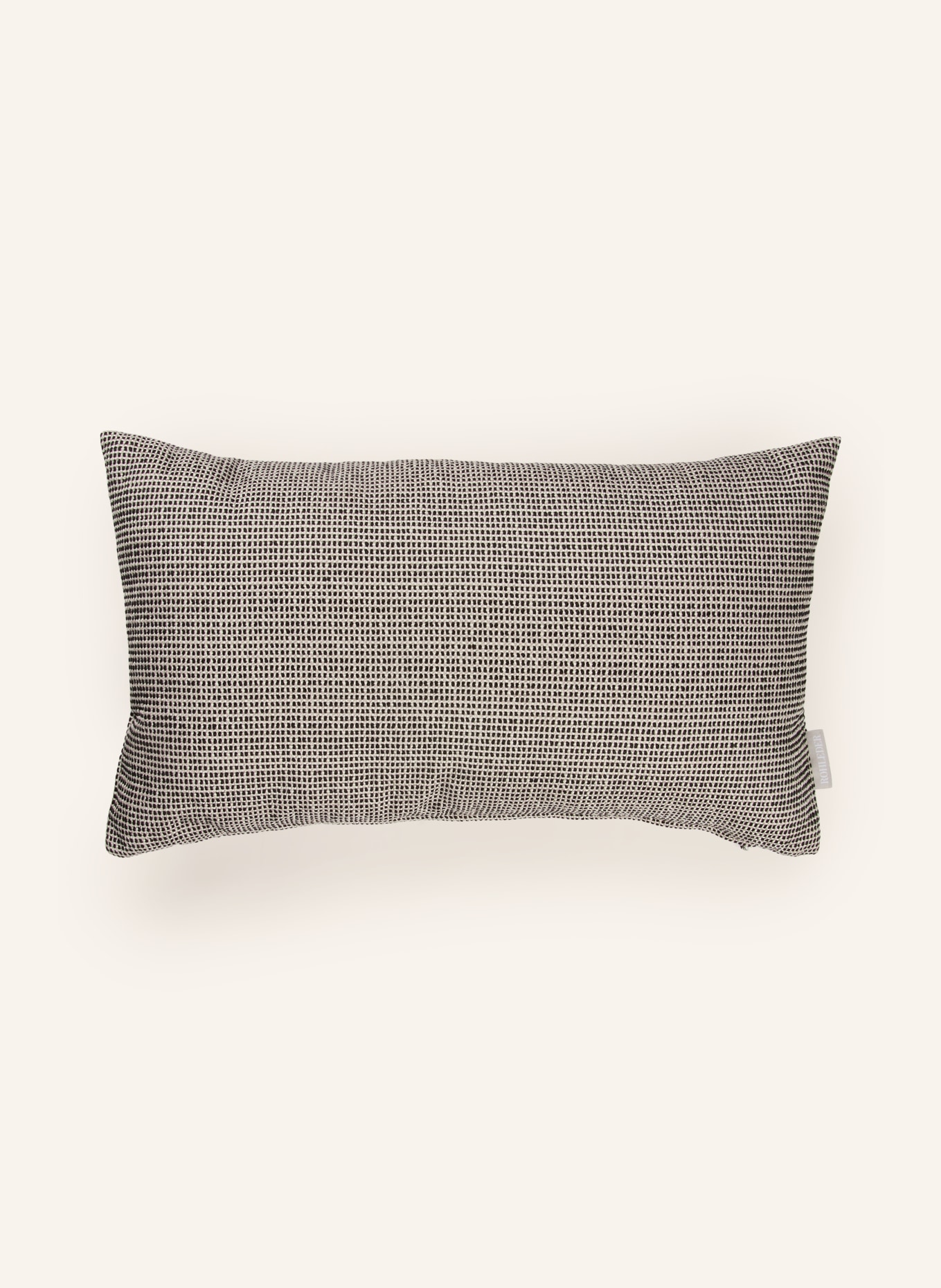 ROHLEDER Sierkussen STITCH: ZWART / BEIGE / CRÈME