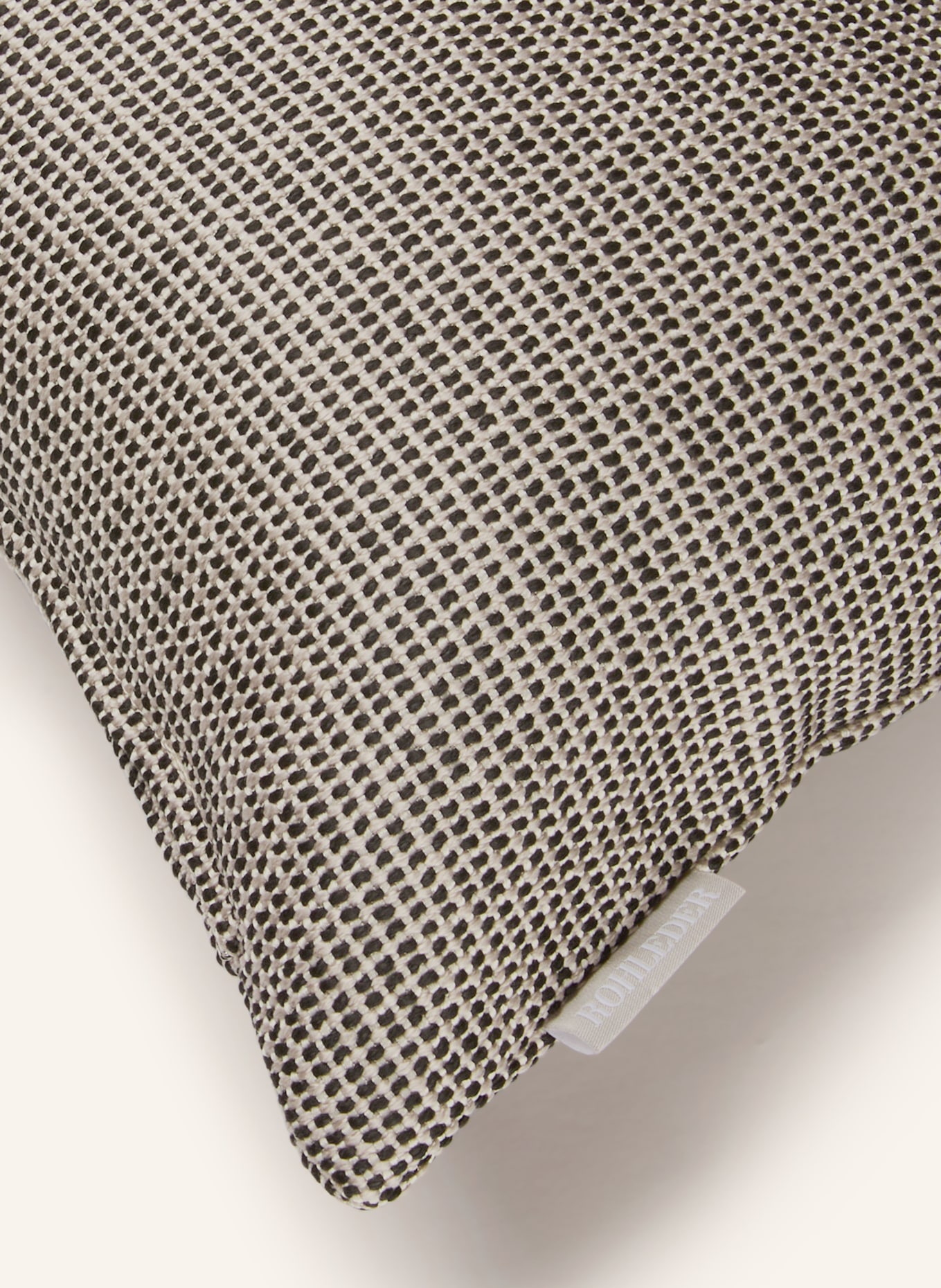 ROHLEDER Sierkussen STITCH: ZWART / BEIGE / CRÈME