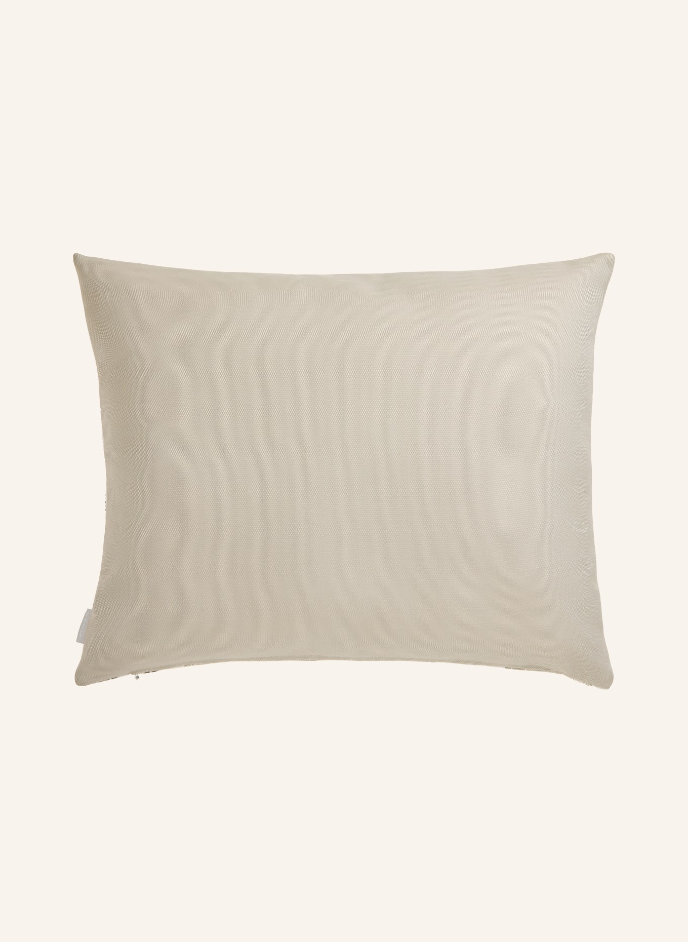 ROHLEDER Sierkussen MÄANDER met verenvulling: TAUPE / CRÈME / ZWART