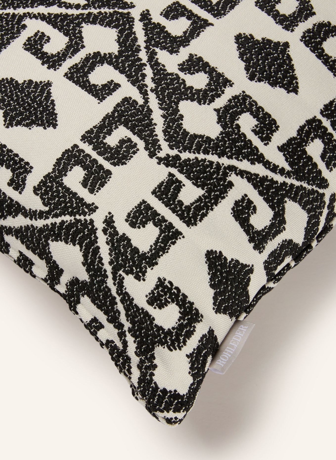 ROHLEDER Sierkussen KELIM: CRÈME / DONKERGRIJS