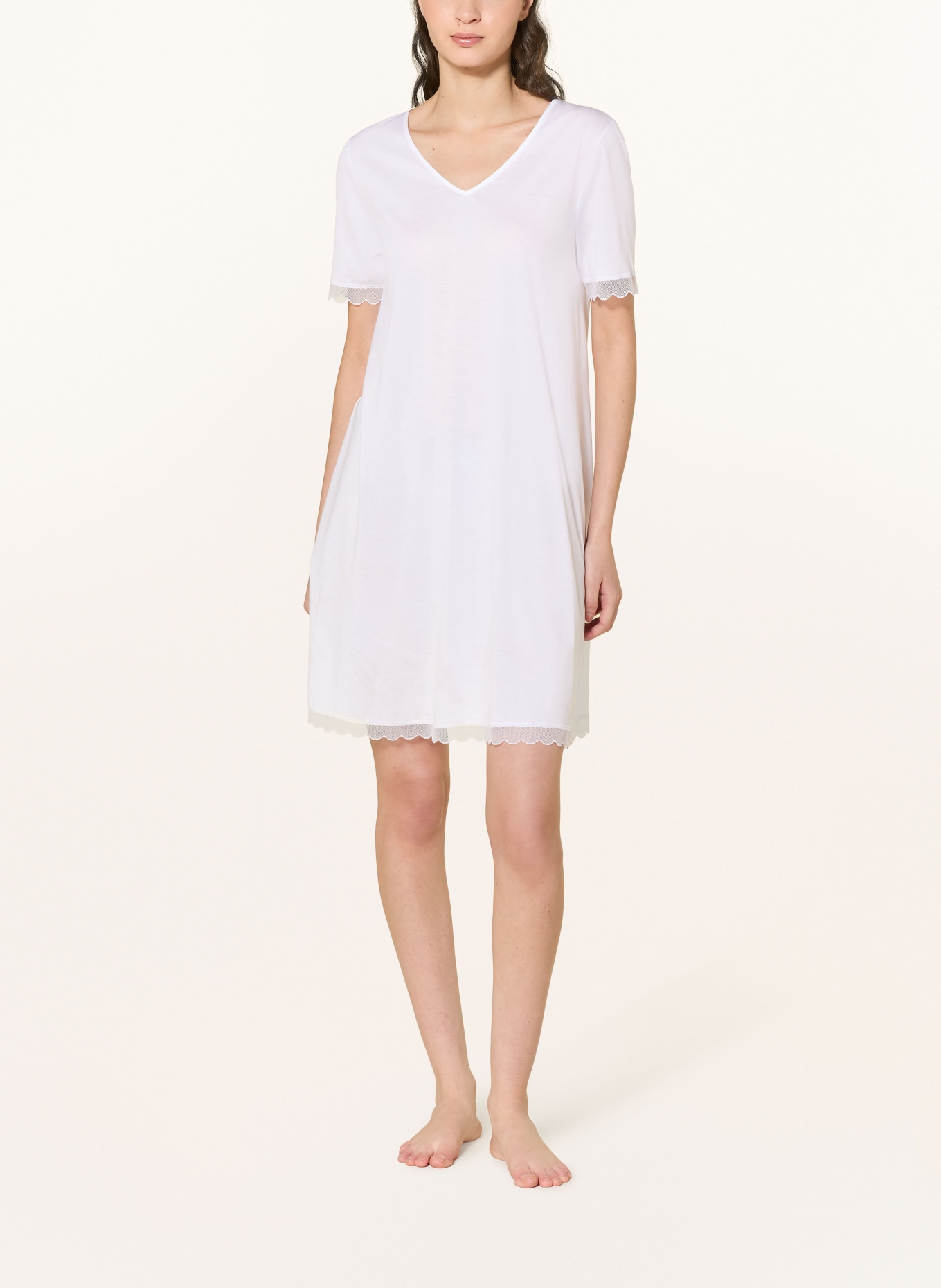 HANRO Nachthemd: WEISS