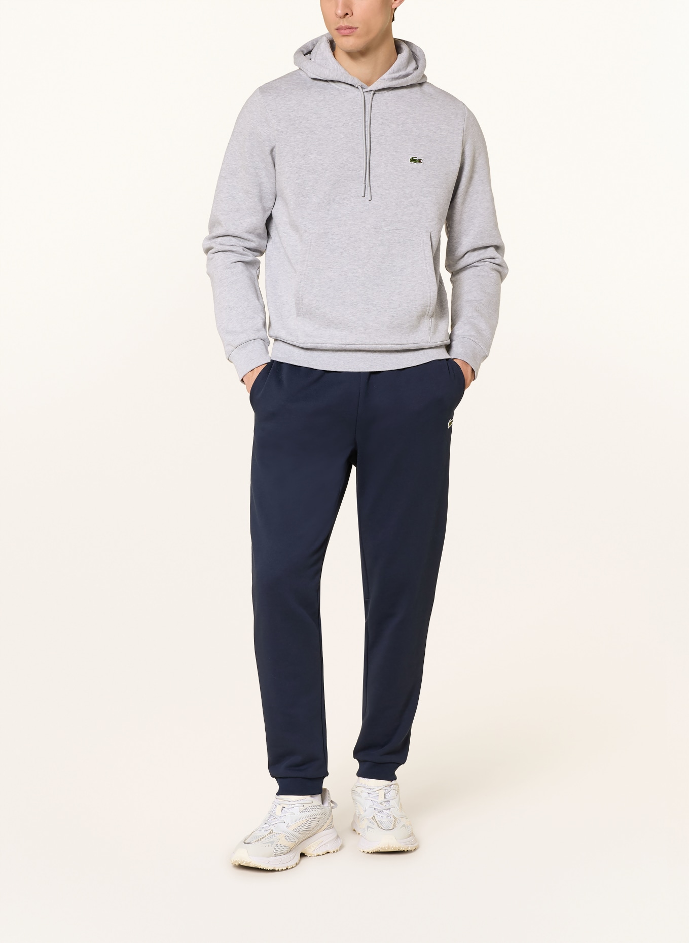 LACOSTE hoodie: LICHTGRIJS