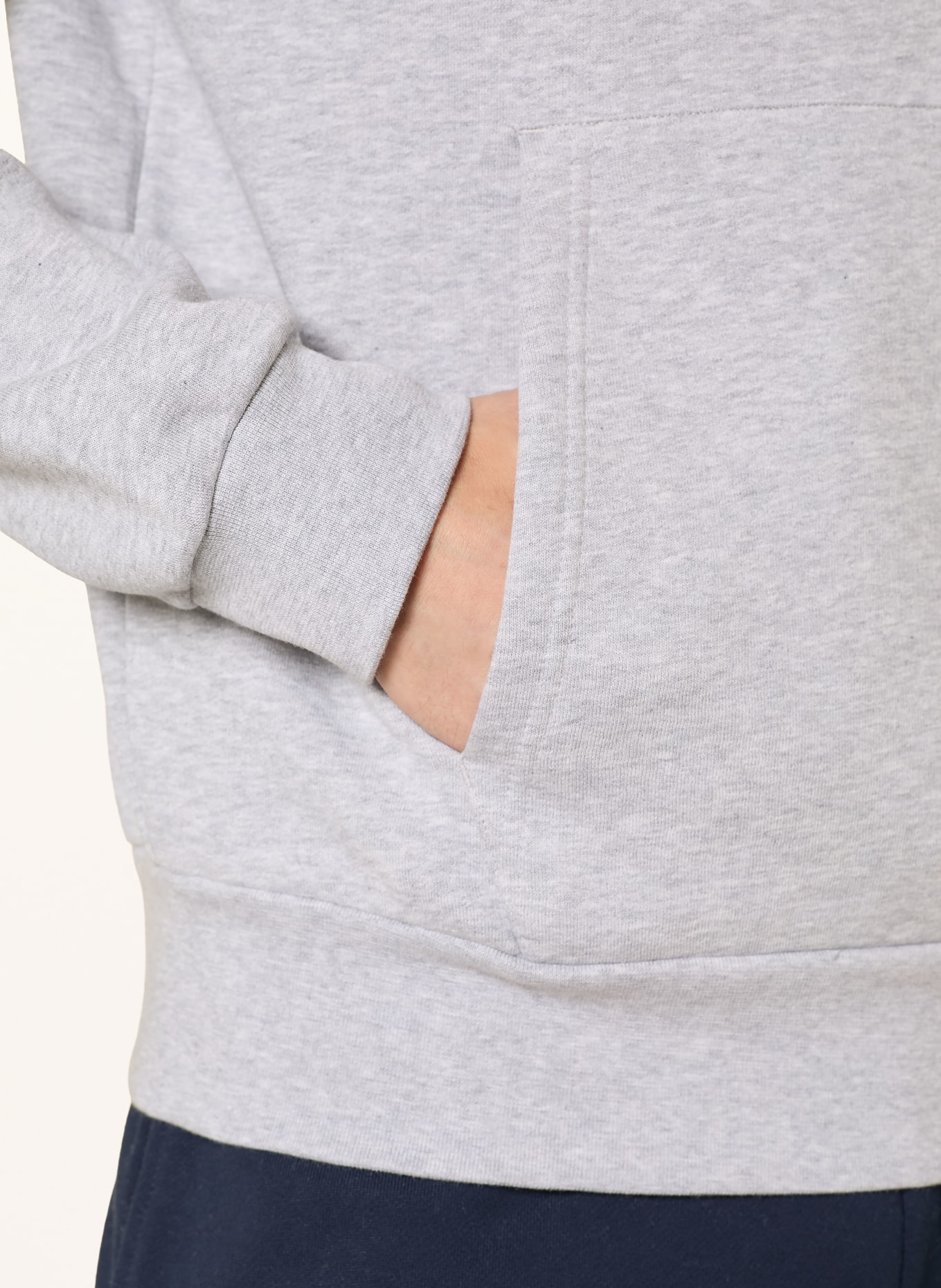 LACOSTE hoodie: LICHTGRIJS