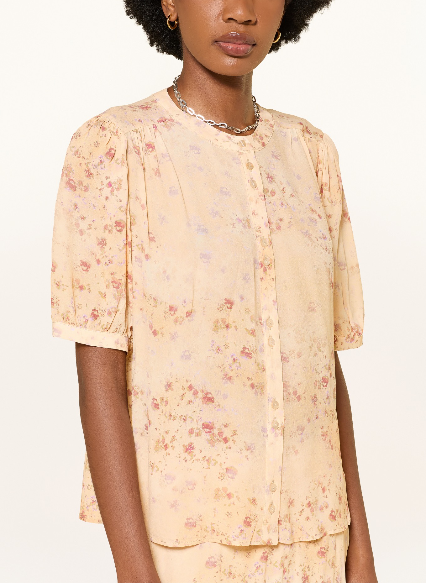 ba&sh Bluse NOVELLA: HELLBRAUN / ALTROSA / HELLGRÜN