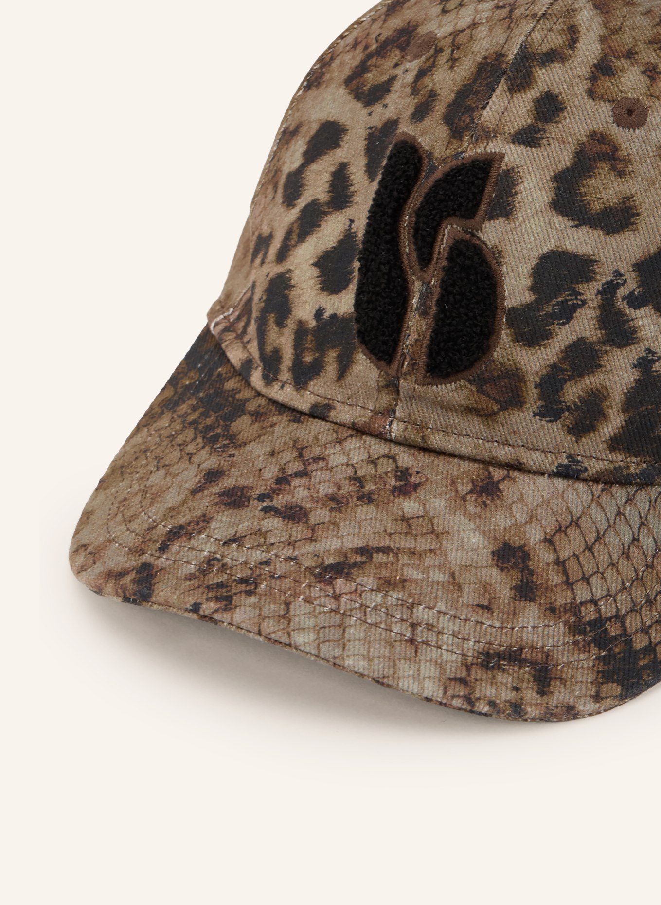 ba&sh Cap HONI: KHAKI / DUNKELBRAUN