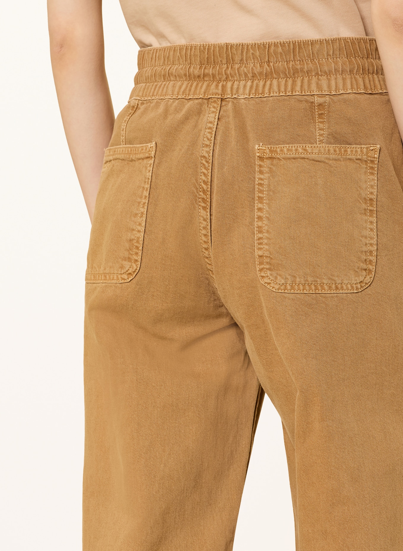 ba&sh Džíny s širokými nohavicemi FIMA: BROWN CAMEL