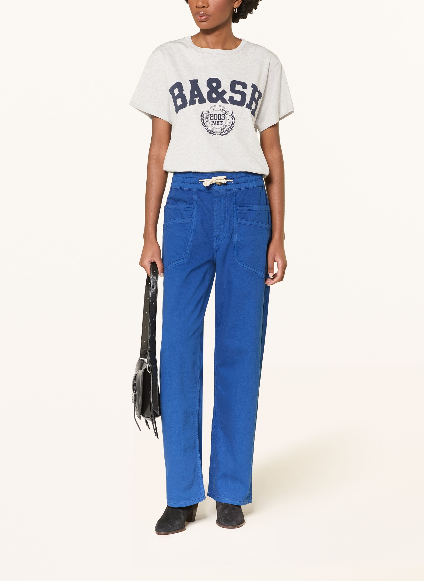 ba&sh Wide Leg Jeans FIMA: BLUE BLUE
