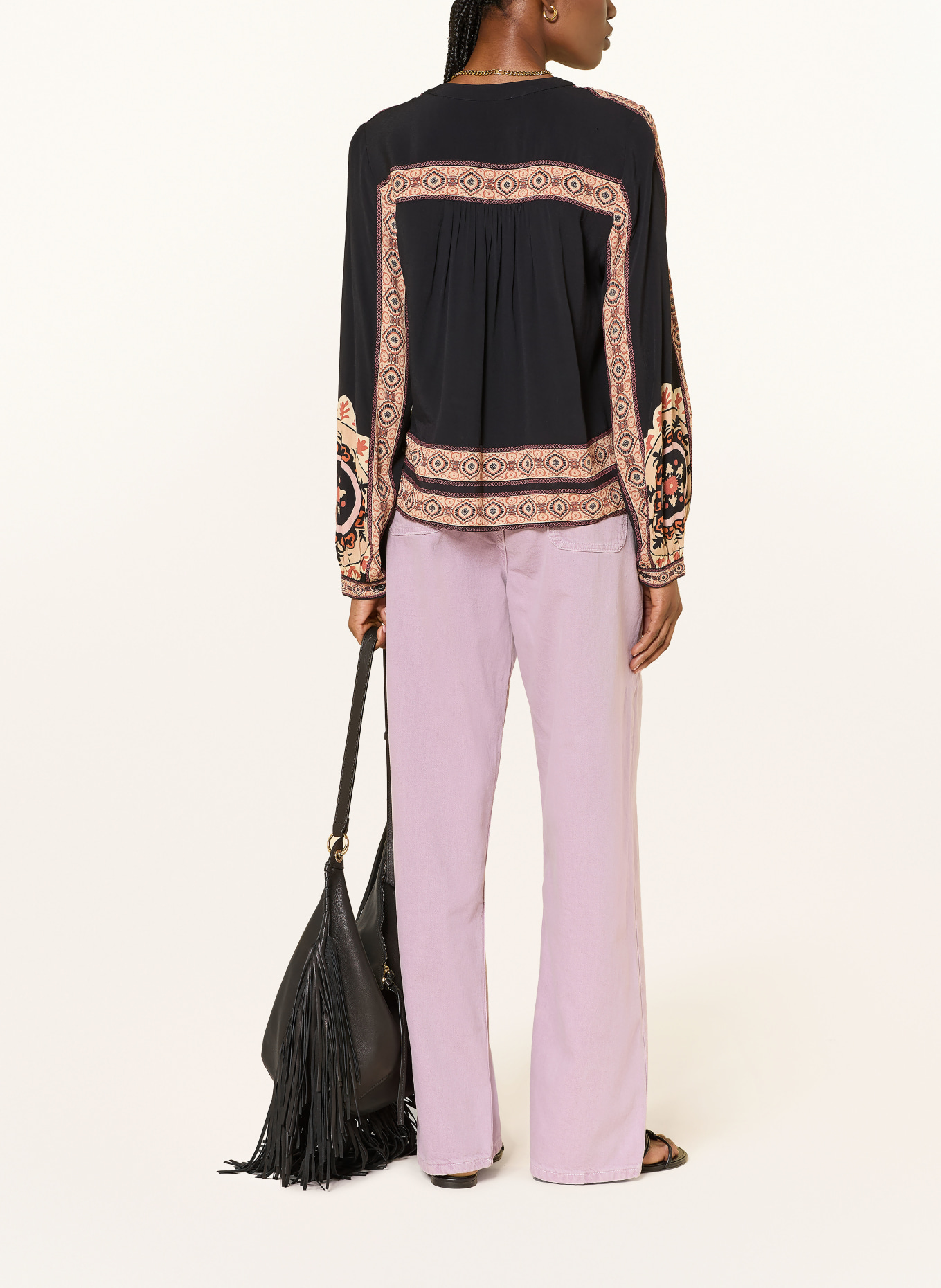 ba&sh Wide Leg Jeans FIMA: PURPLE LAVENDER