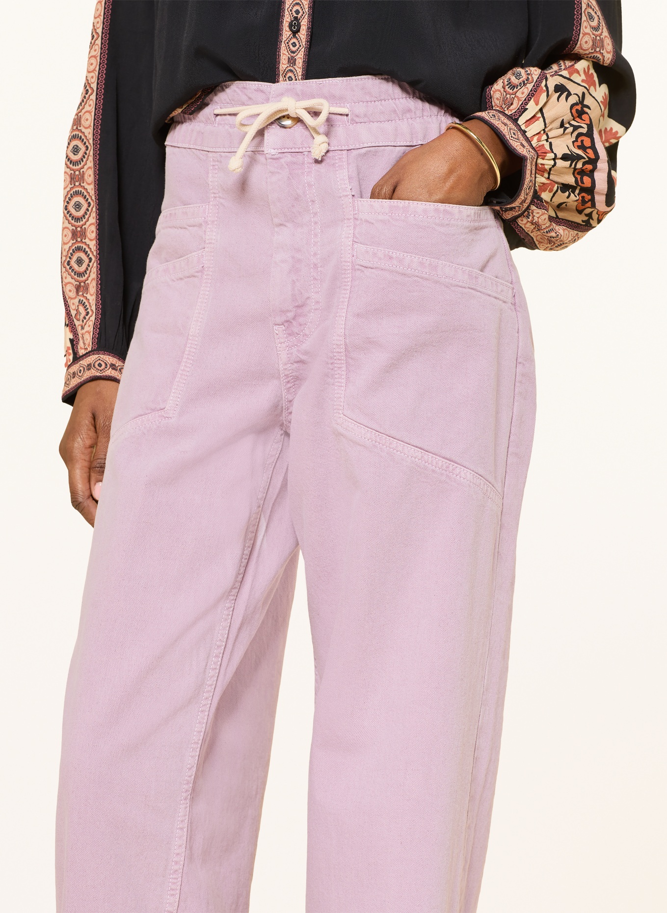 ba&sh Wide Leg Jeans FIMA: PURPLE LAVENDER