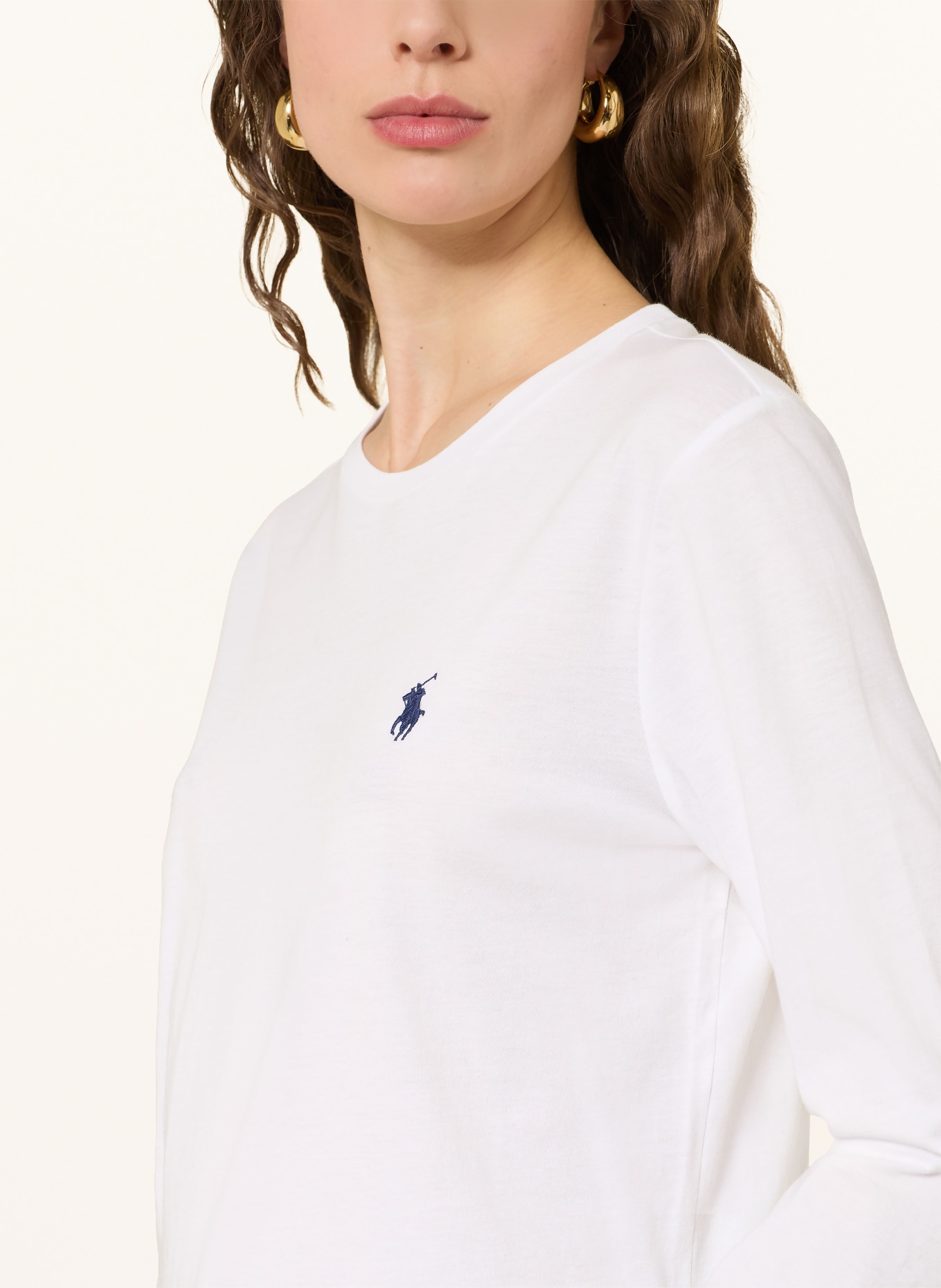 POLO RALPH LAUREN Longsleeve: WEISS