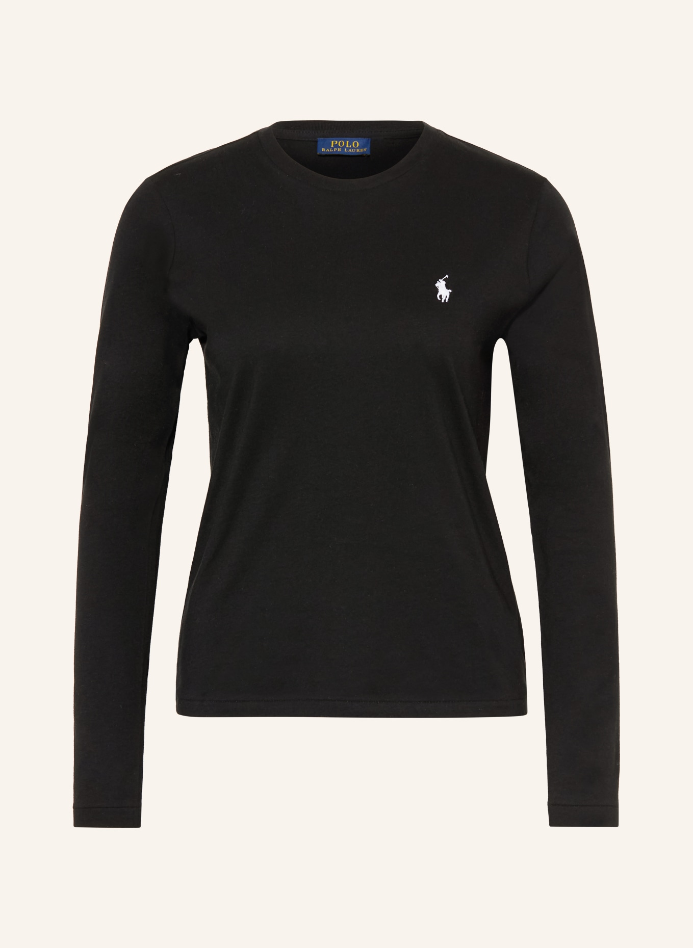 POLO RALPH LAUREN Long-sleeve shirt: BLACK