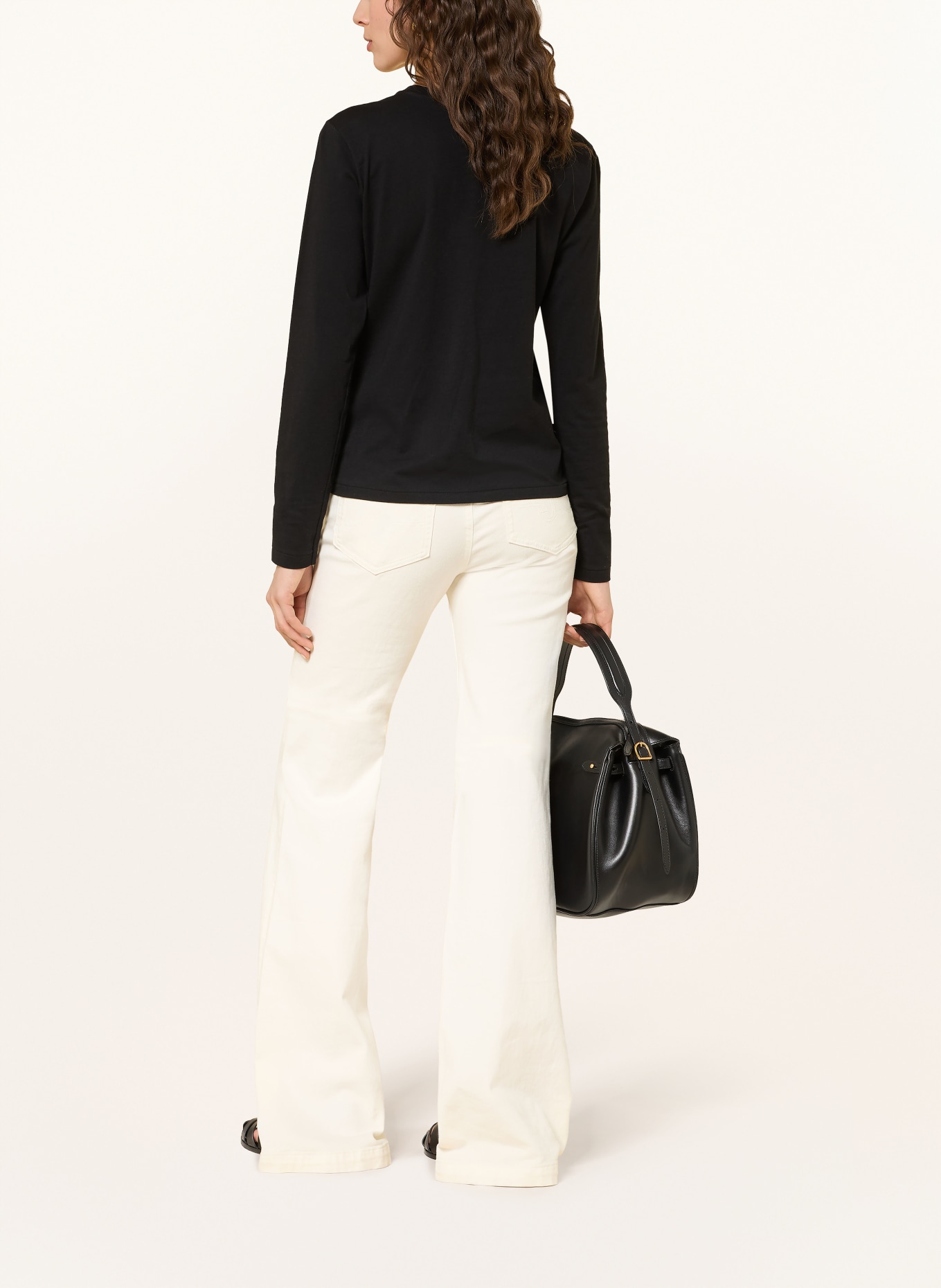 POLO RALPH LAUREN Long-sleeve shirt: BLACK