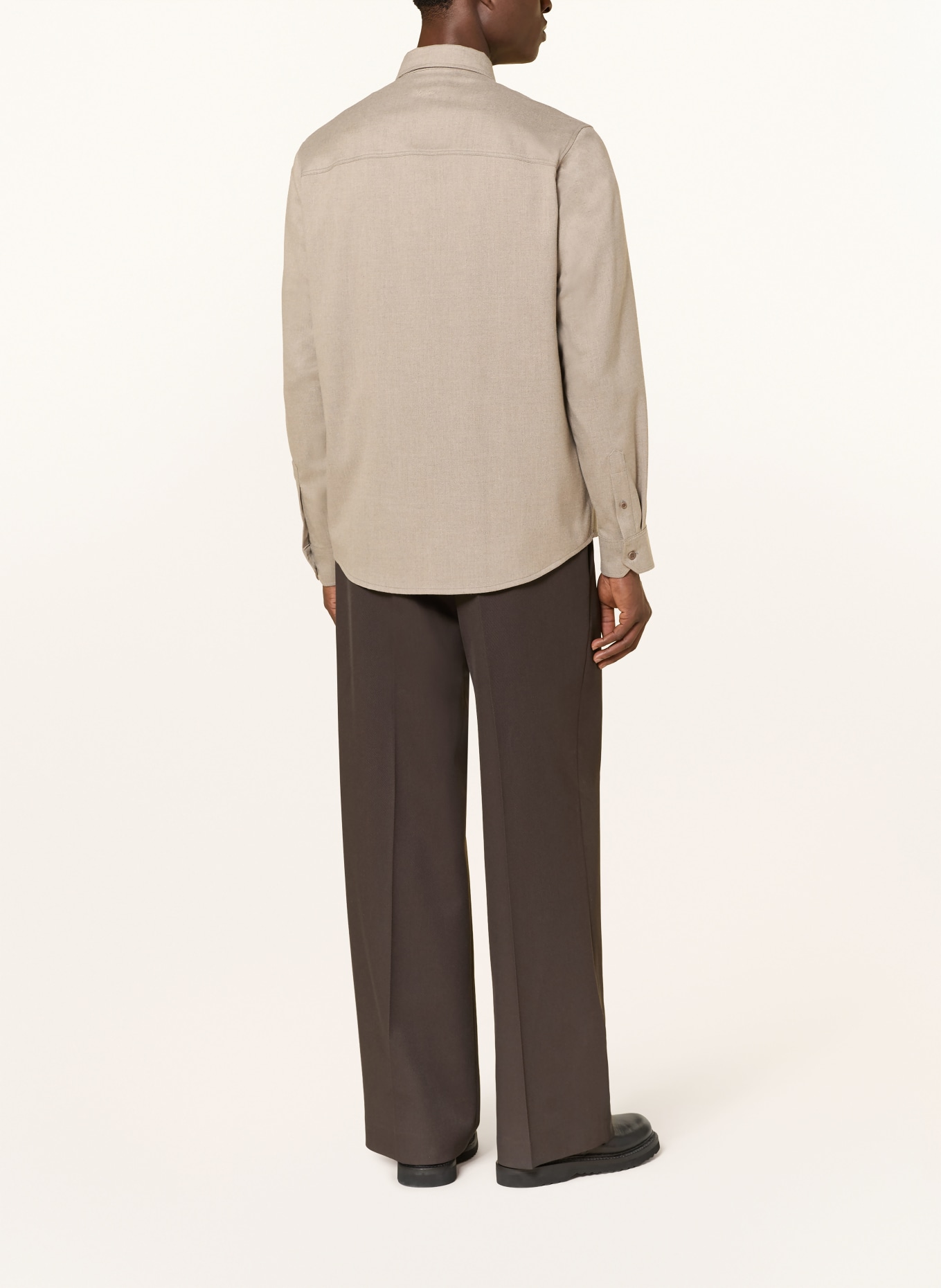 DRYKORN Hemd LIET Comfort Fit: HELLBRAUN