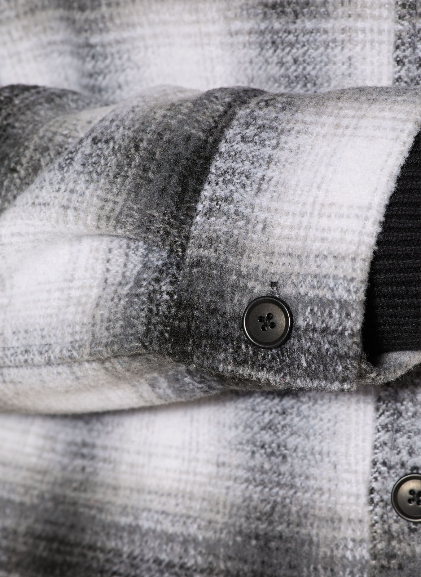 DRYKORN DIEGGO Oversized Jacket: DARK GRAY / WHITE