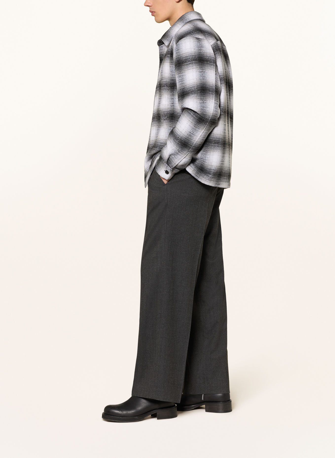 DRYKORN Hose LEEK Regular Fit: DUNKELGRAU