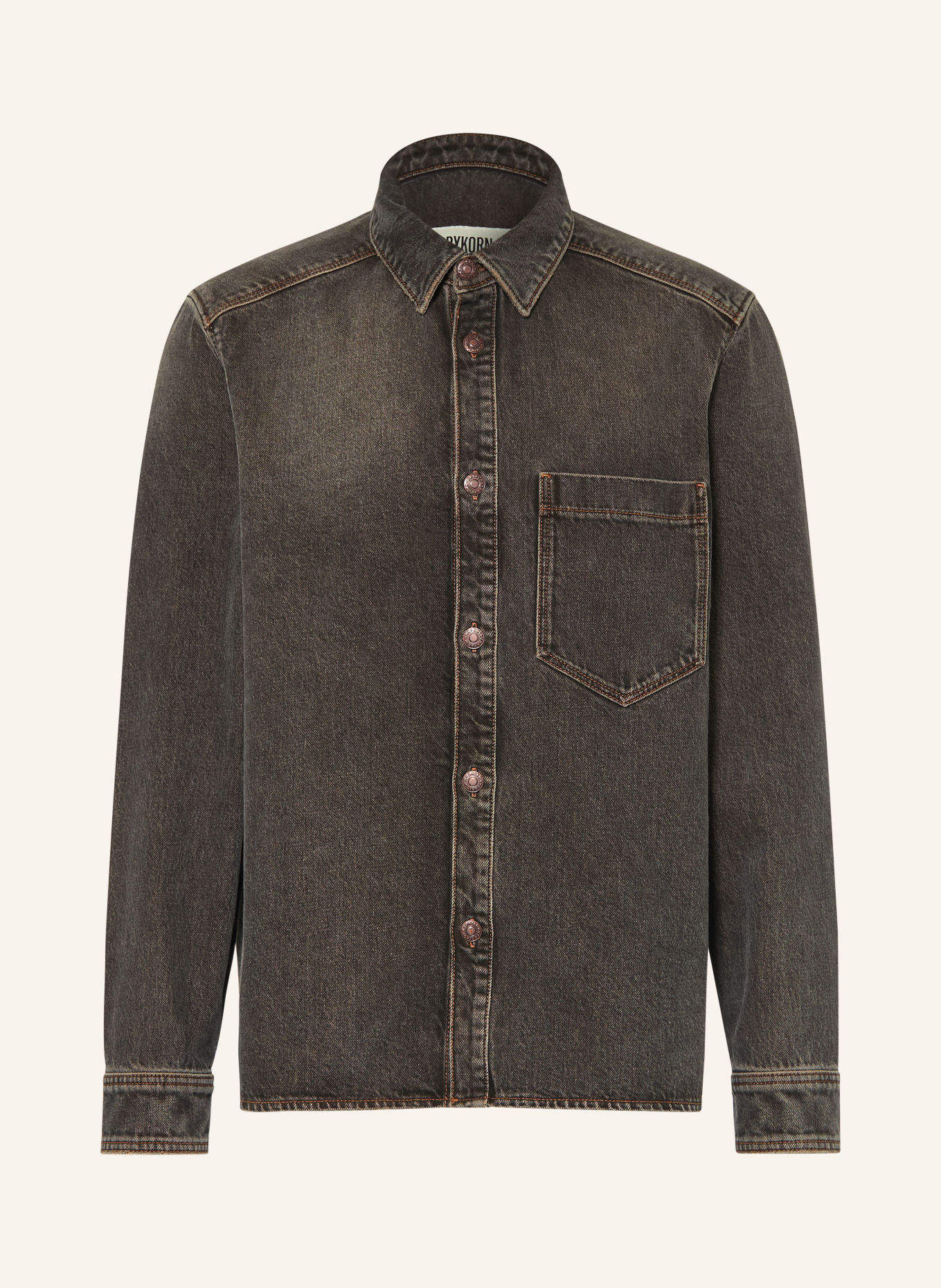 DRYKORN Veste en jean DIEGGO: GRIS FONCÉ