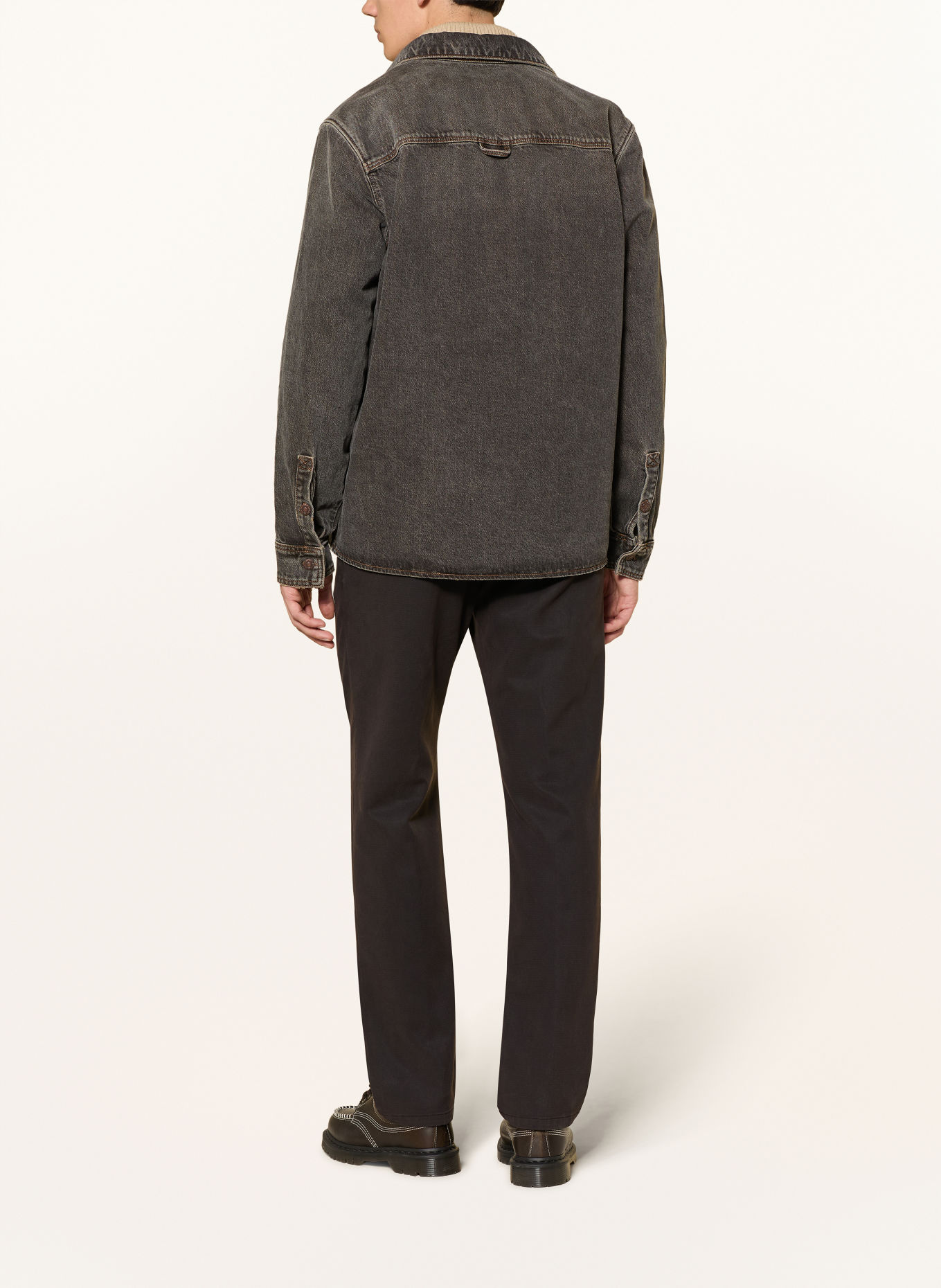 DRYKORN Veste en jean DIEGGO: GRIS FONCÉ