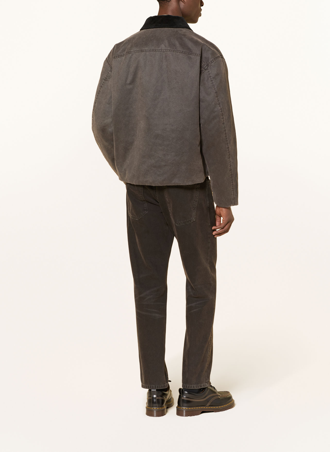 DRYKORN Blouson RIKKO: DUNKELGRAU / SCHWARZ