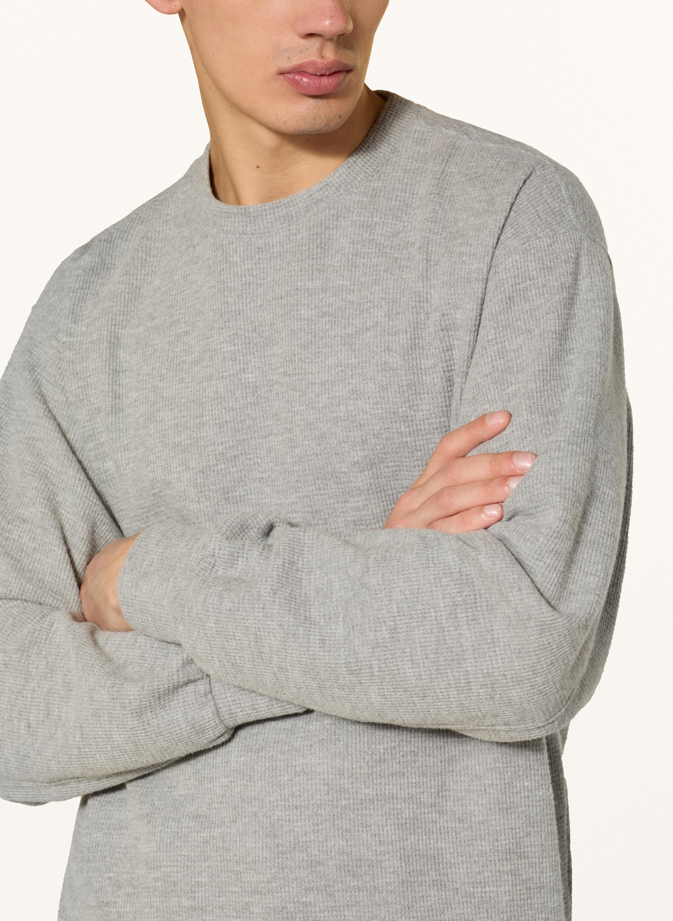 DRYKORN Sweatshirt KARIO: GRIJS