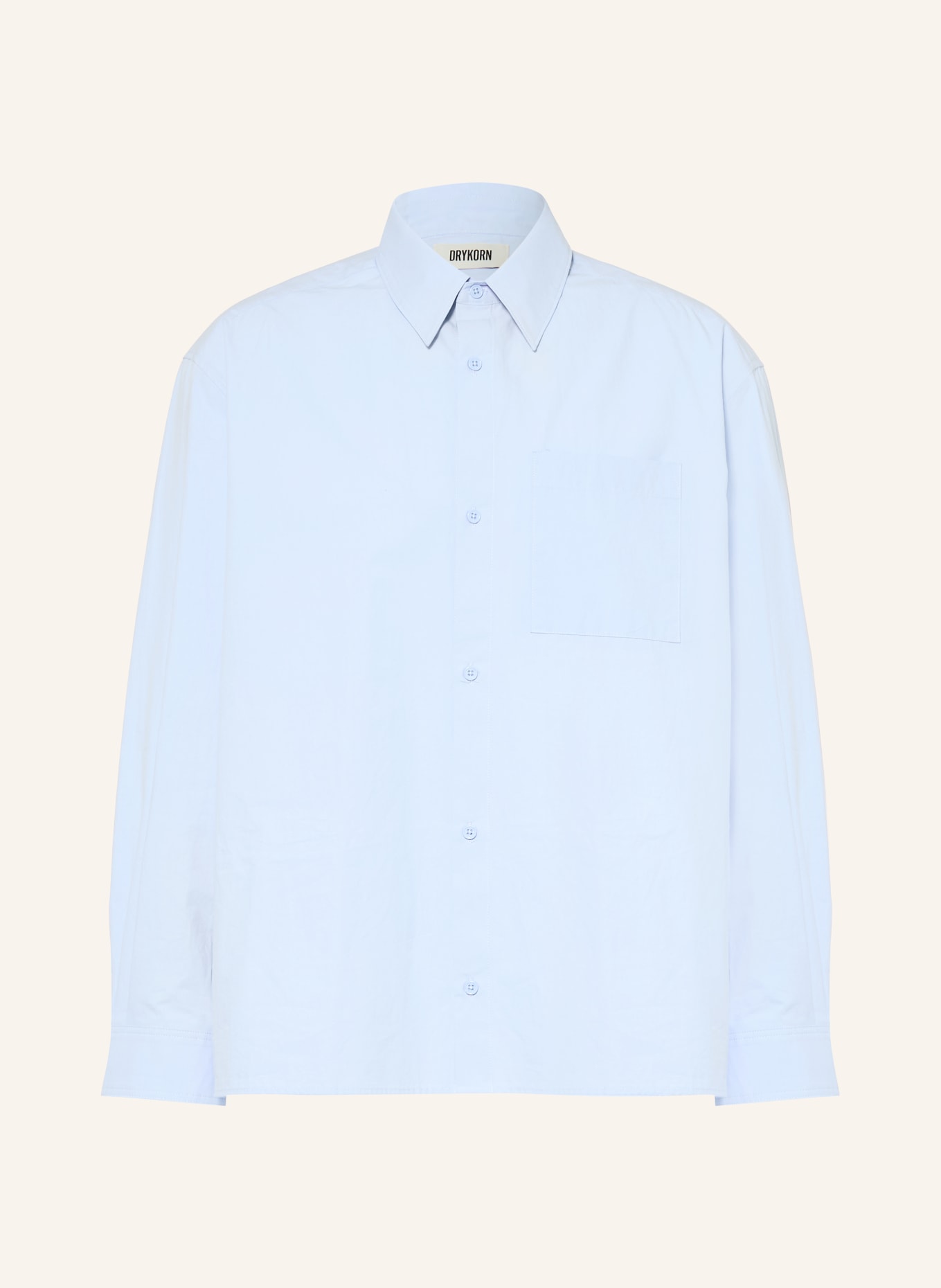 DRYKORN Overhemd BAUNT Comfort Fit: LICHTBLAUW