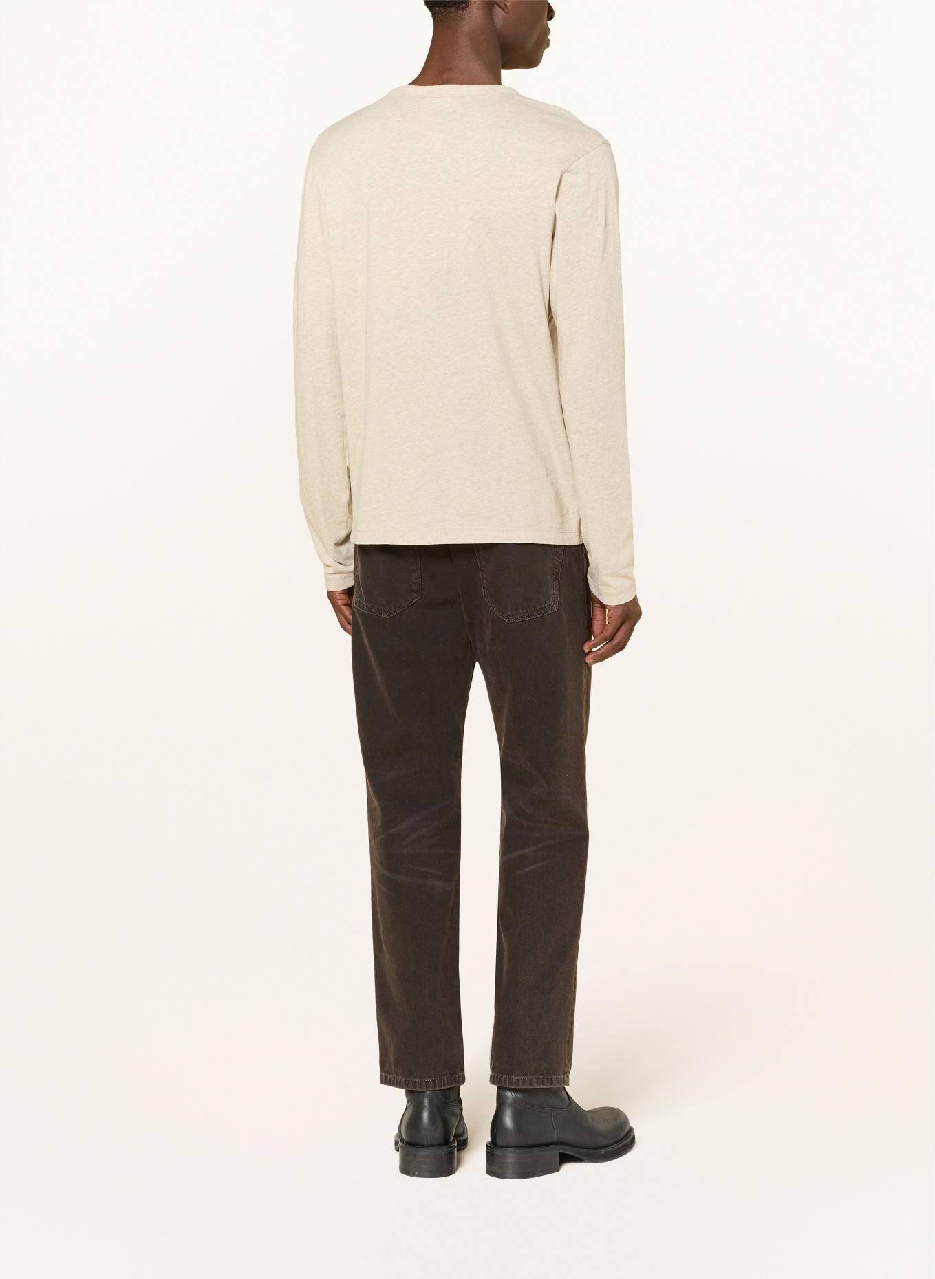 DRYKORN JULIENO Long-Sleeve Shirt: BEIGE