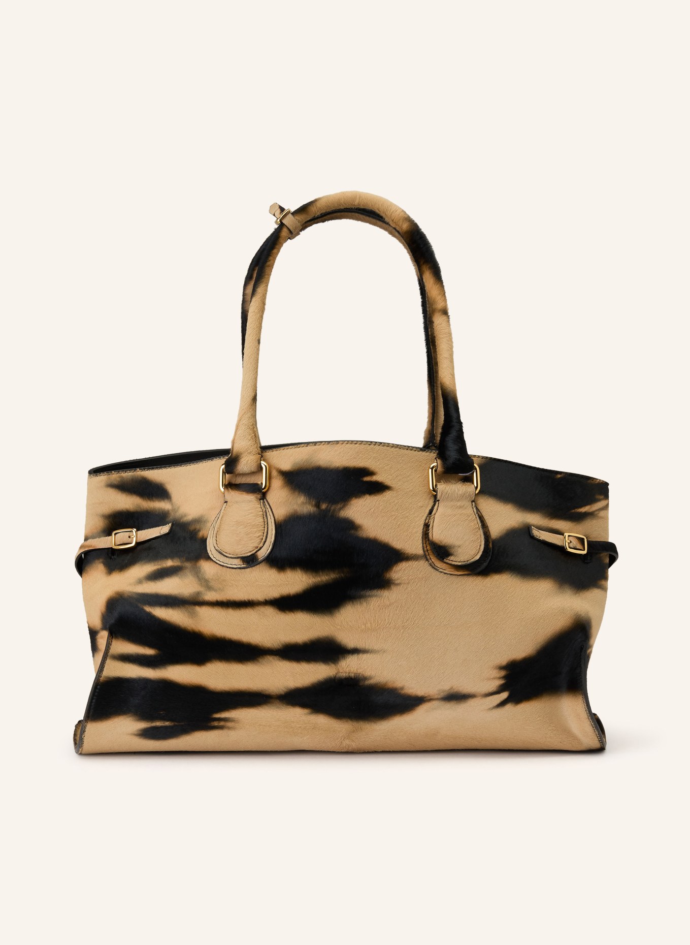 RADICA STUDIO Sac cabas MAMMA MAXI: BEIGE / NOIR