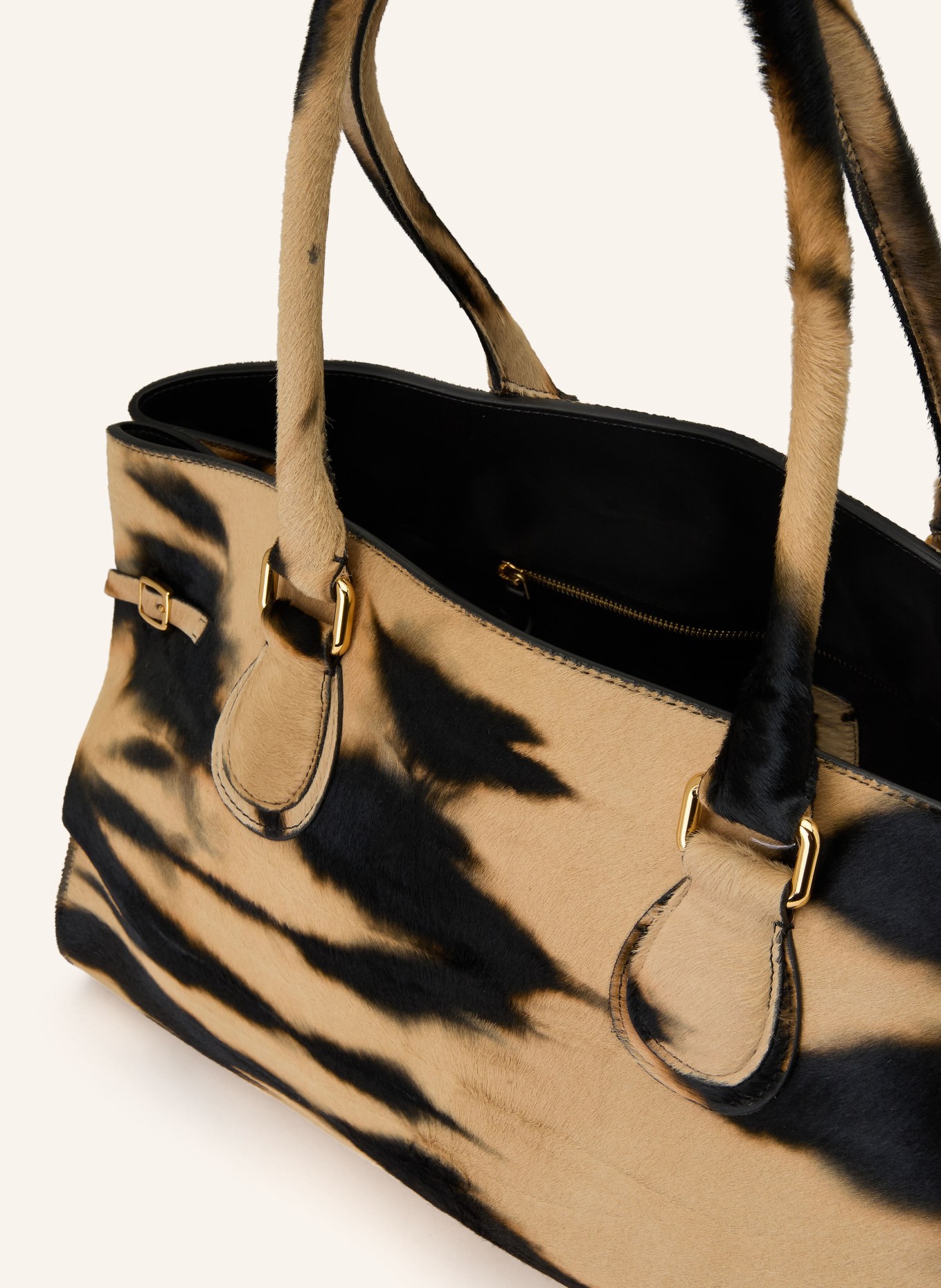 RADICA STUDIO Sac cabas MAMMA MAXI: BEIGE / NOIR