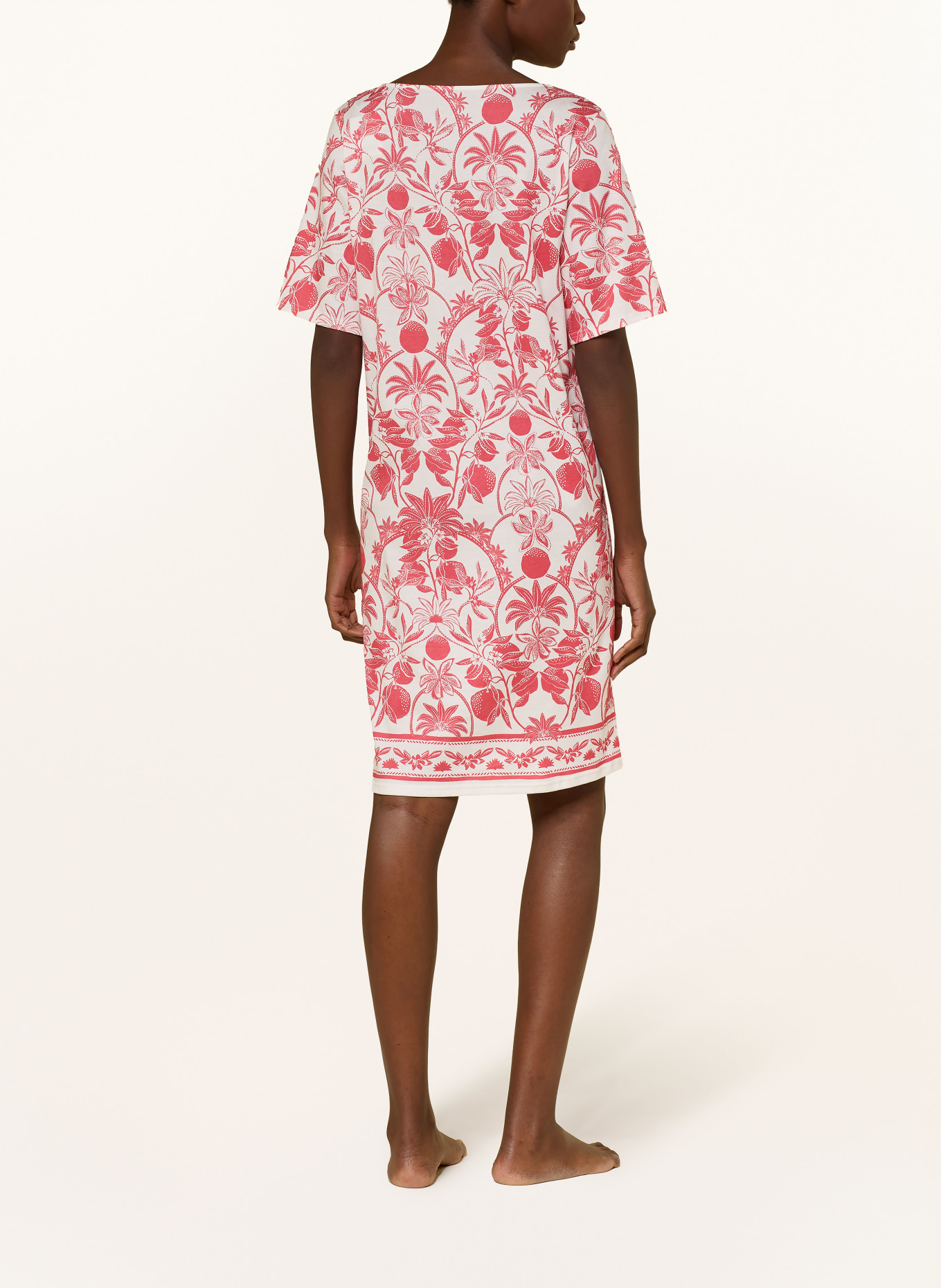 CALIDA Nachthemd FAVOURITES BEACH: HELLROT / WEISS