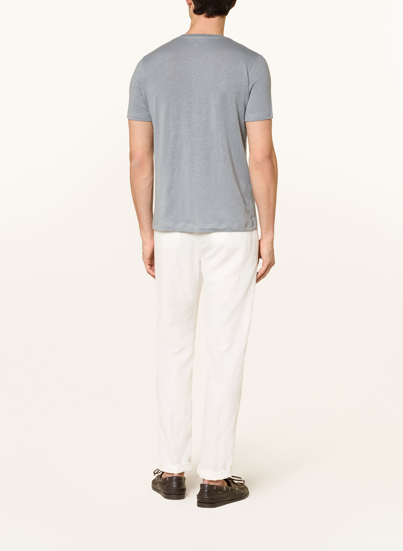 Stefan Brandt ENNO linen T-shirt: GRAY